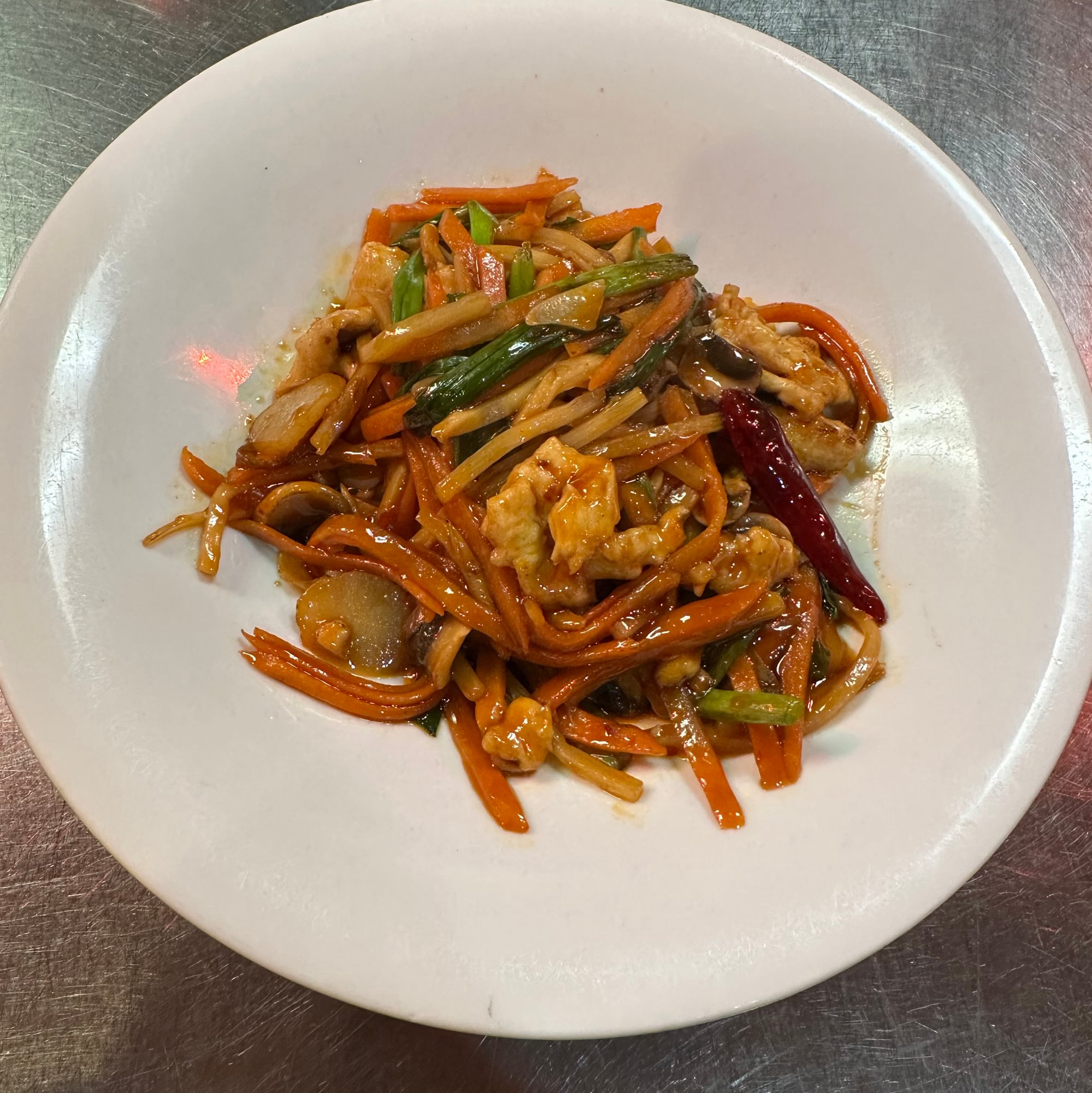 Hot Garlic Sauce Dinner