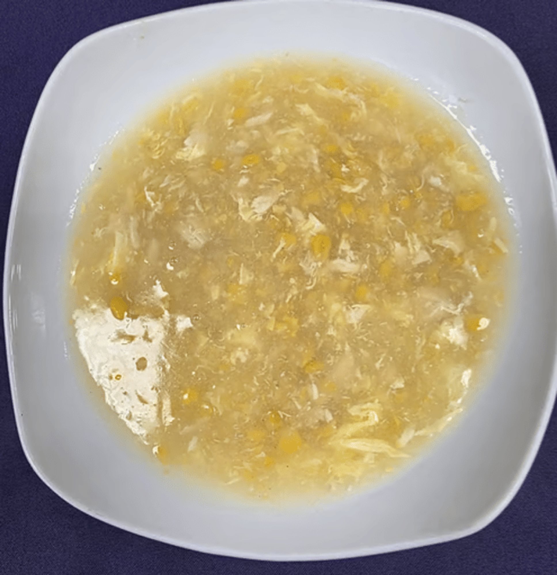 2. Sweet Corn & Chicken Soup