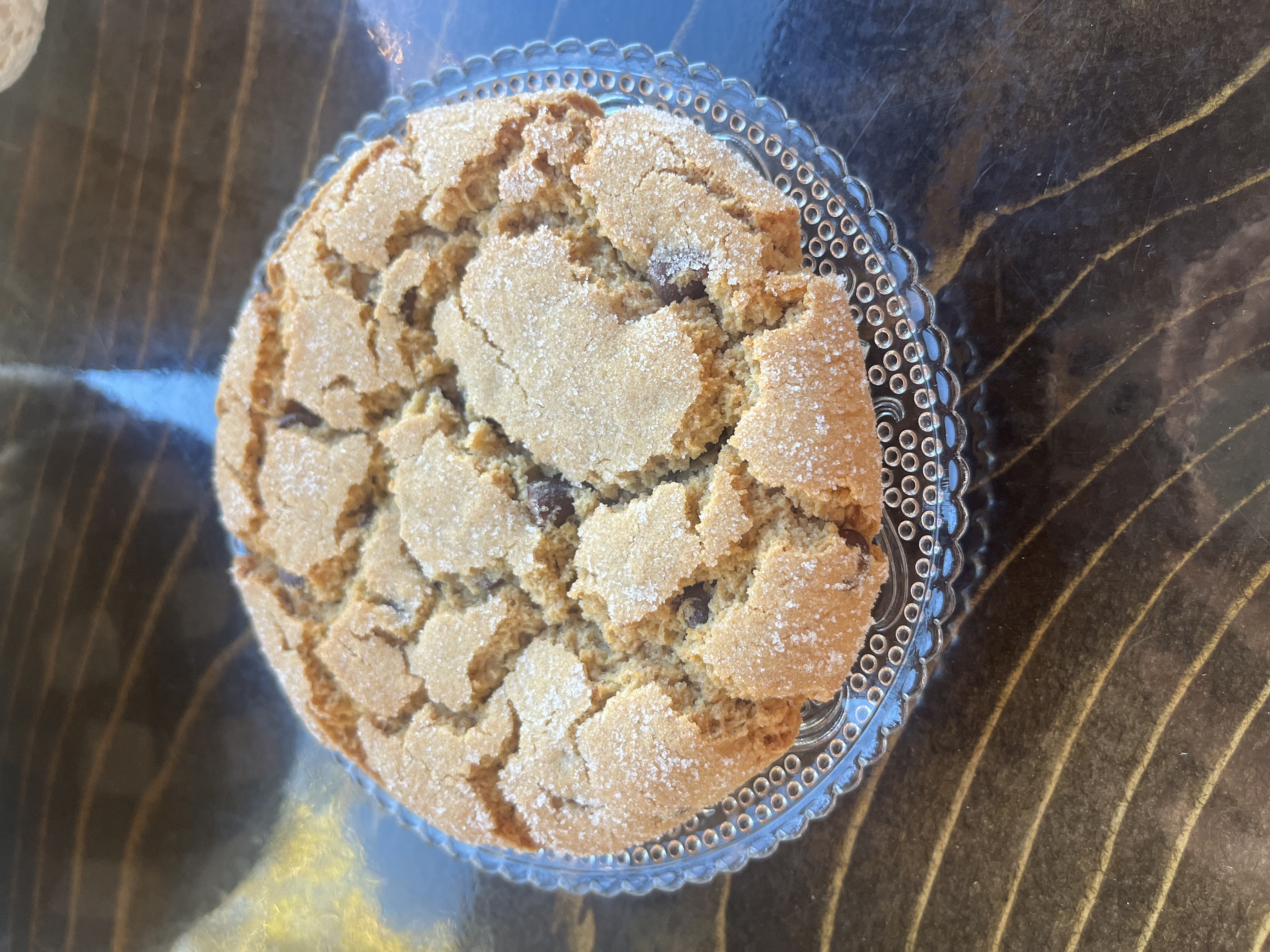 Mary Janes' Vegan Chocolate Chip Peanut Butter Huge Cookie