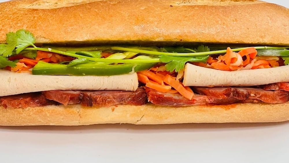 B11 Char Siu & Meatloaf Baguette