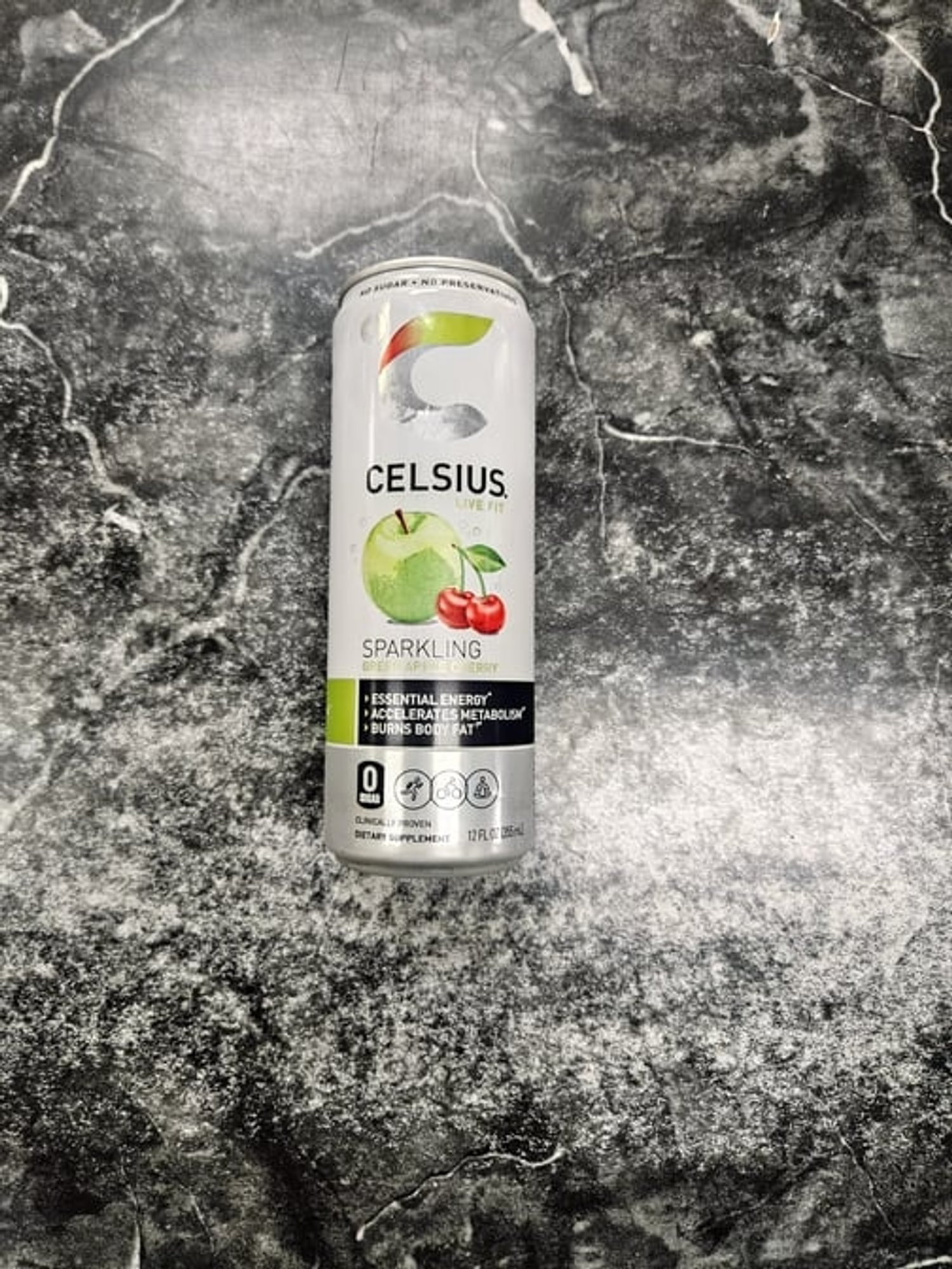 Celsius Green Apple Cherry 12 oz