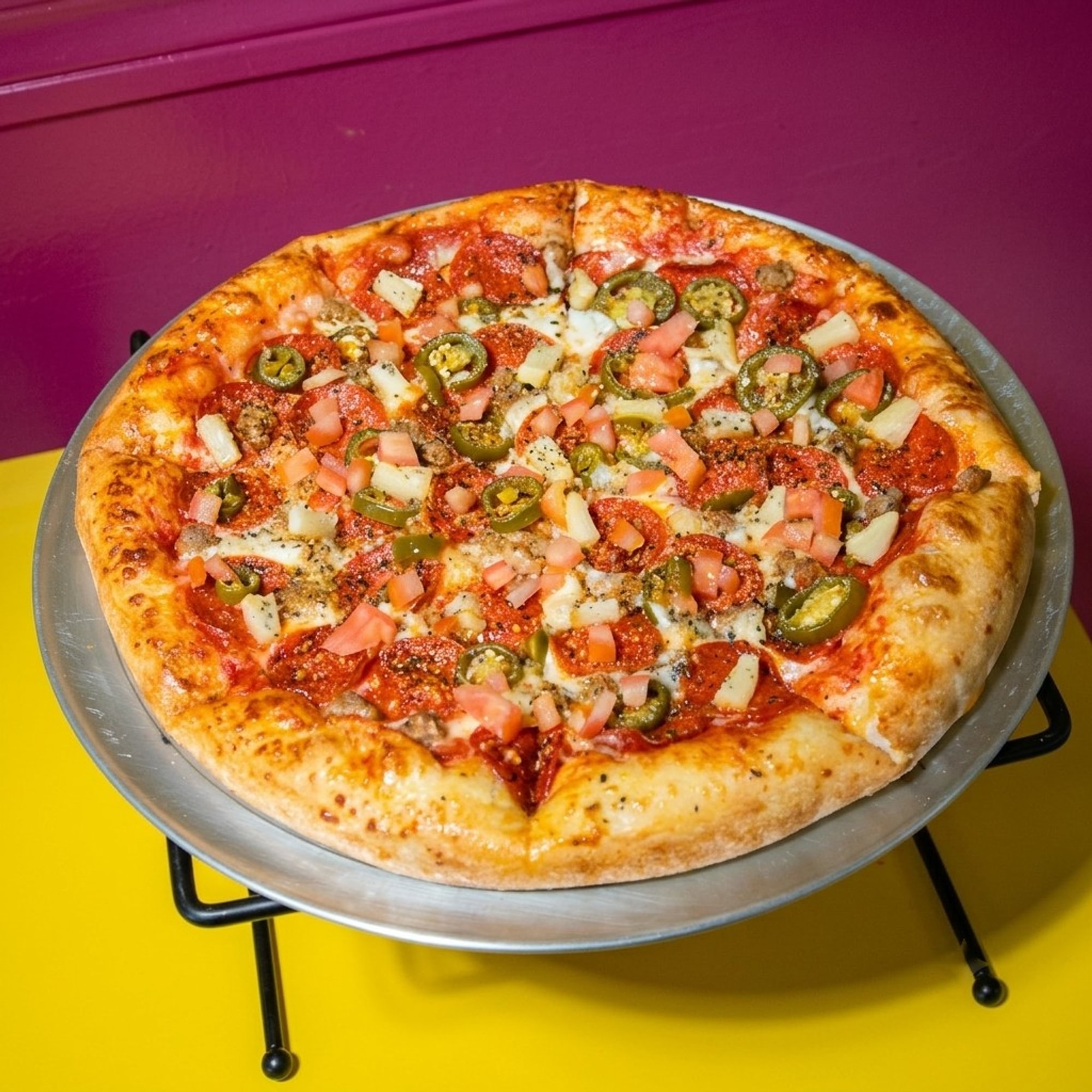 Tropical Sunset Pizza