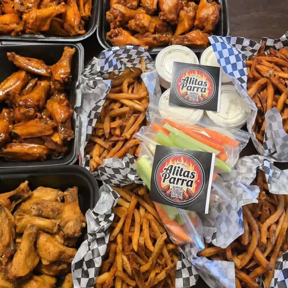 100 Pieces with 4 Large Fries, 10 Ranch, & Veggies (Up To 10 Flavors)