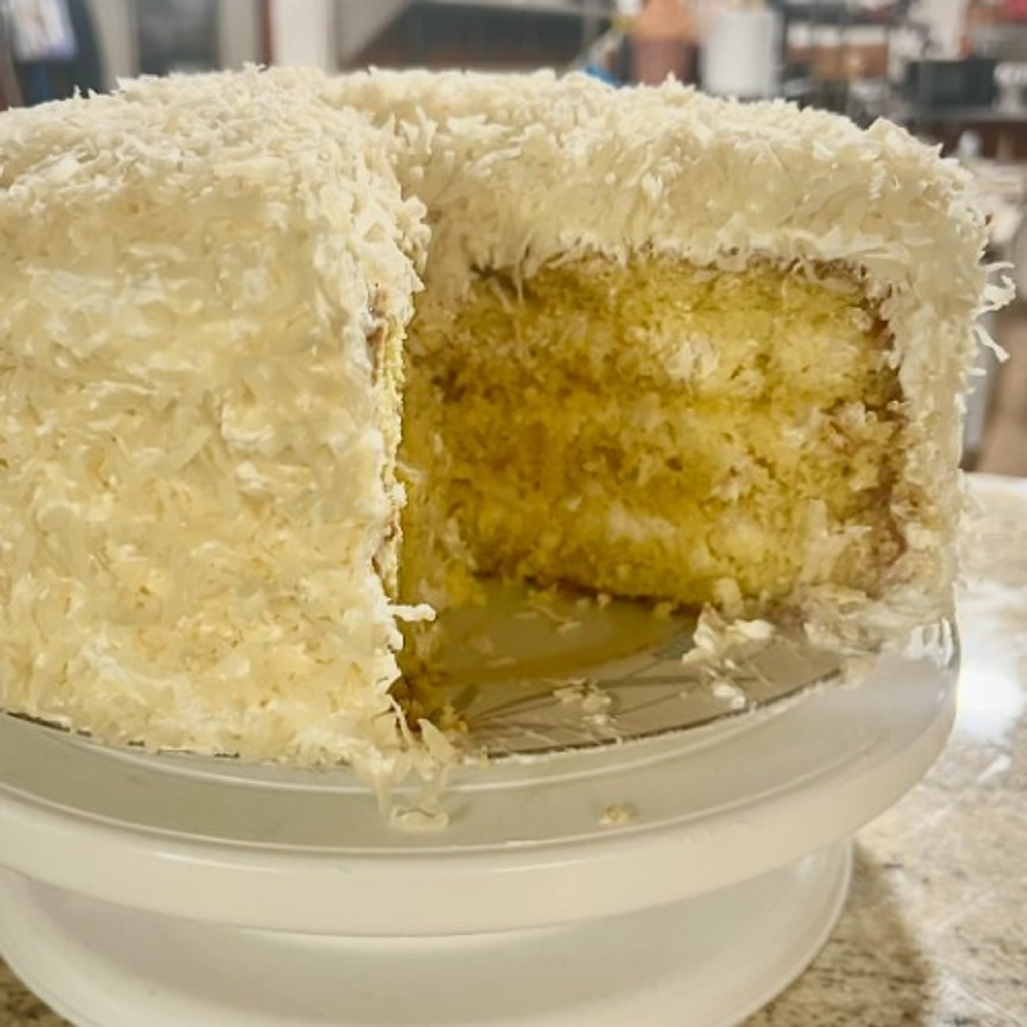 Homemade Coconut Cake