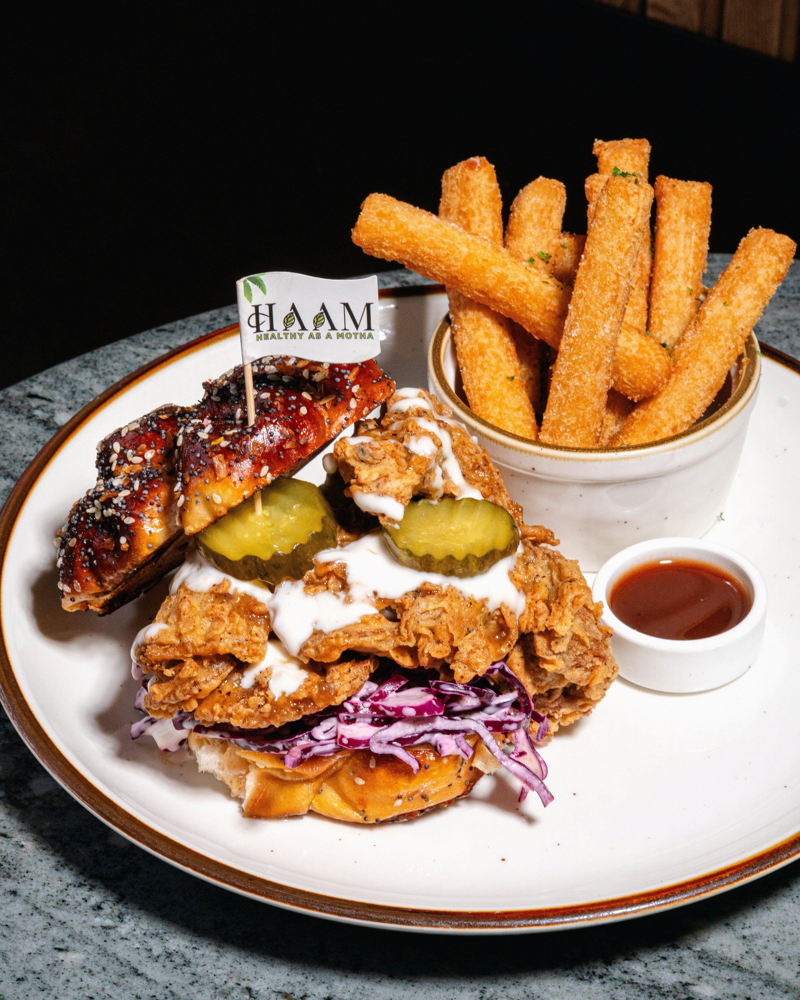 Jerk Tamarind Burger