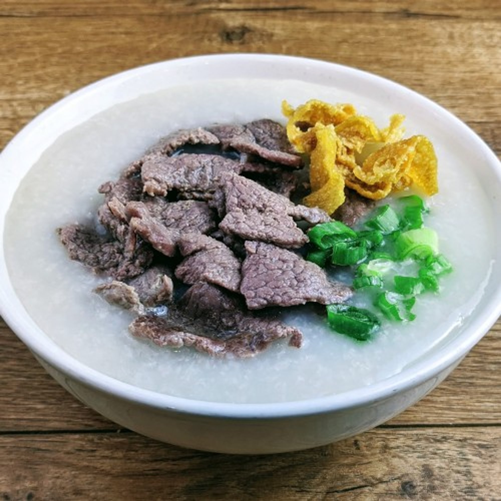 C55 Fresh Beef Congee 生滾牛肉粥