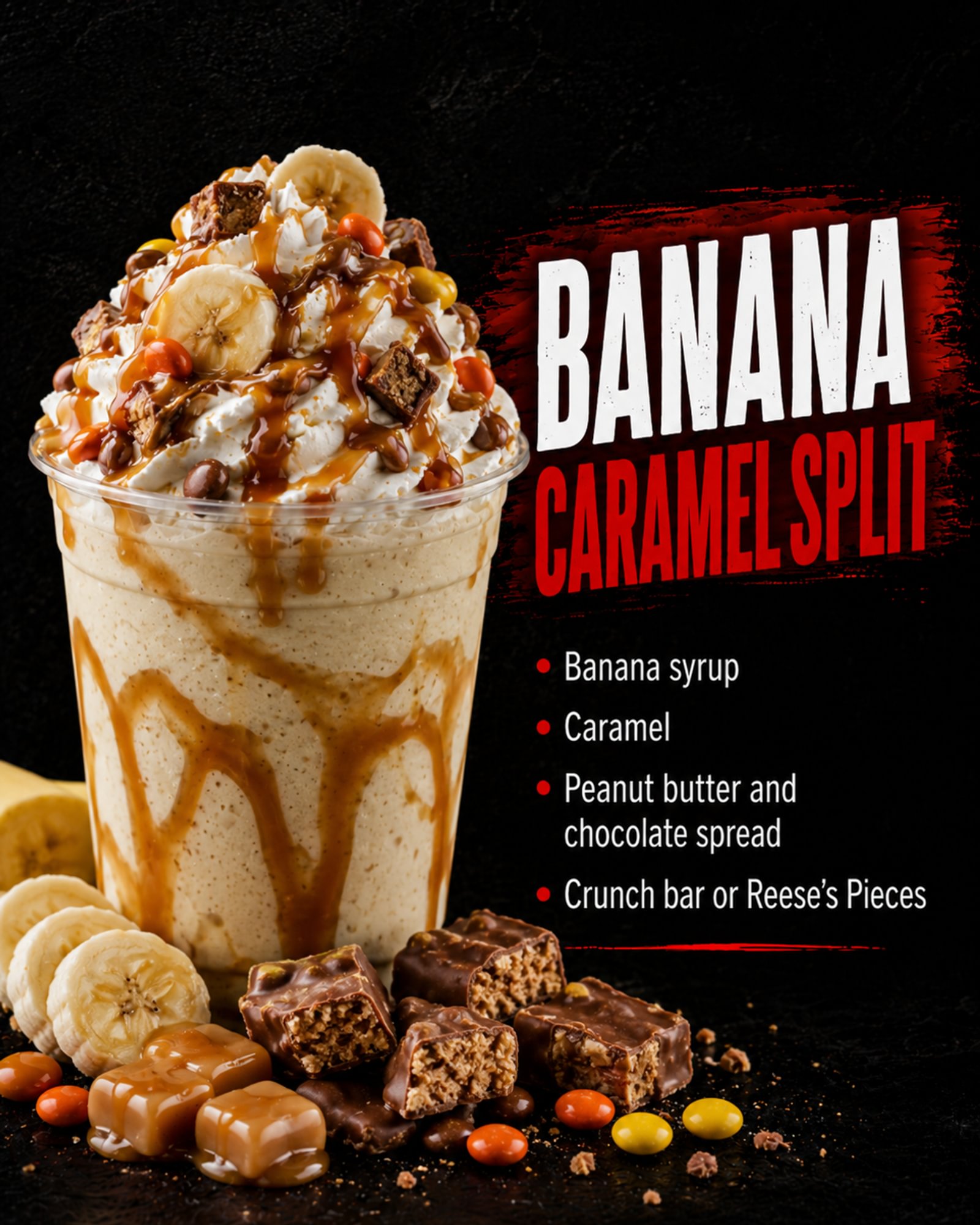 Banana Caramel Split