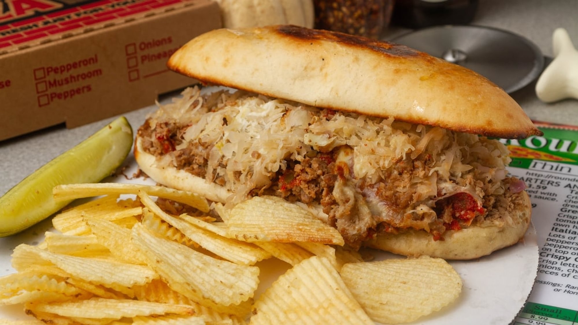 Sink the Bismarck " BOMB STROM" Sandwich