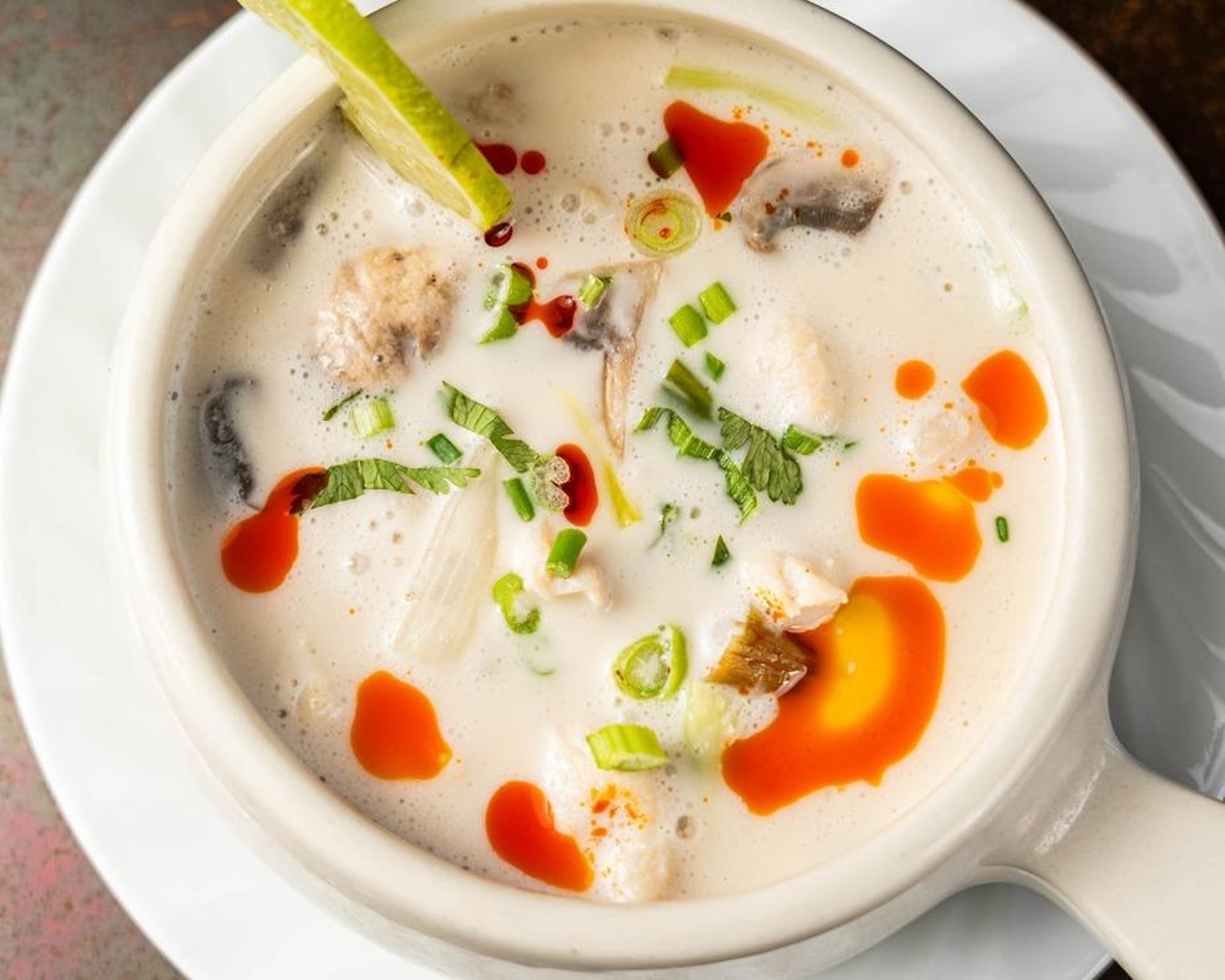 Tom Kha (Thai Coconut Soup)