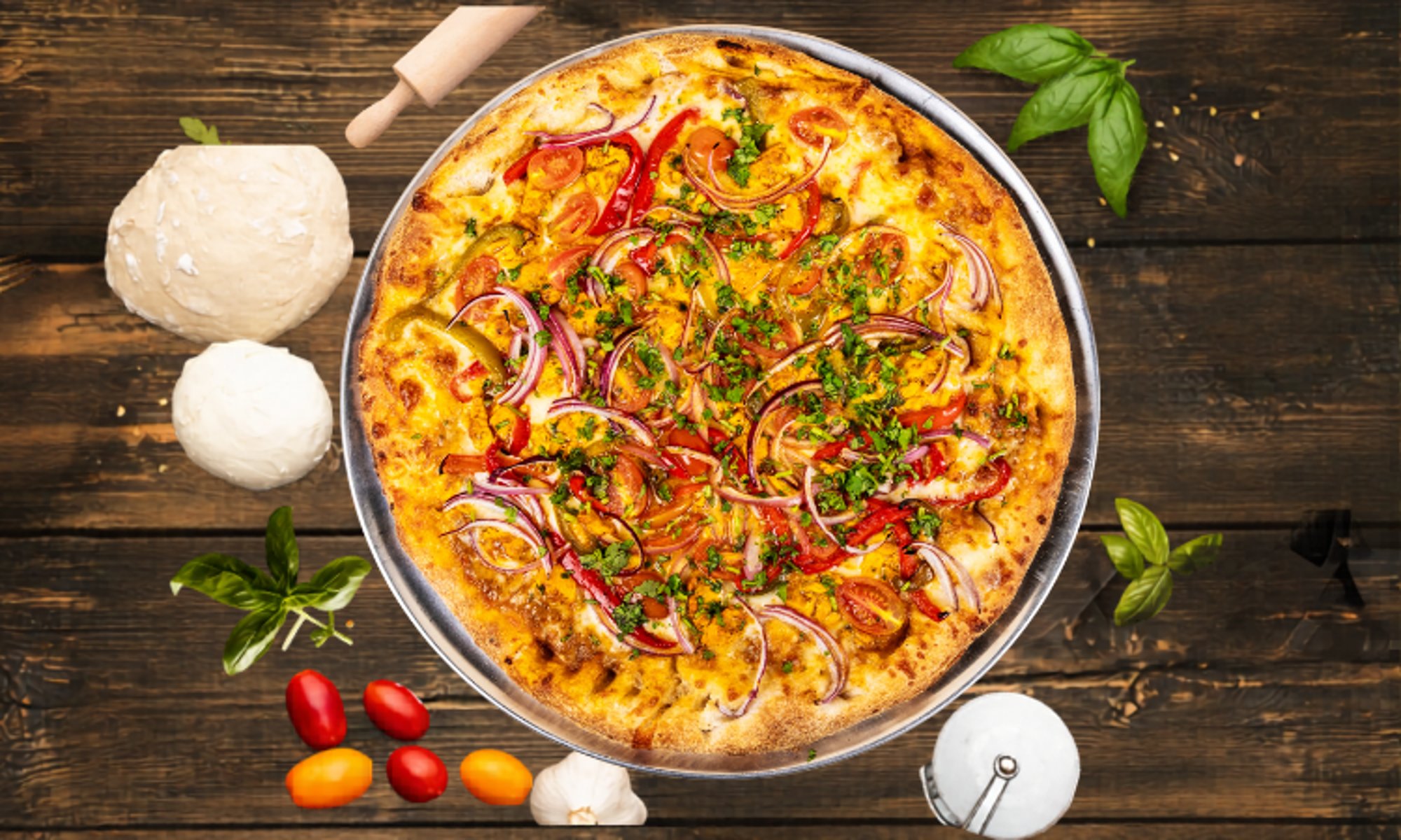Large Chicken Bacon Ranch Pizza
