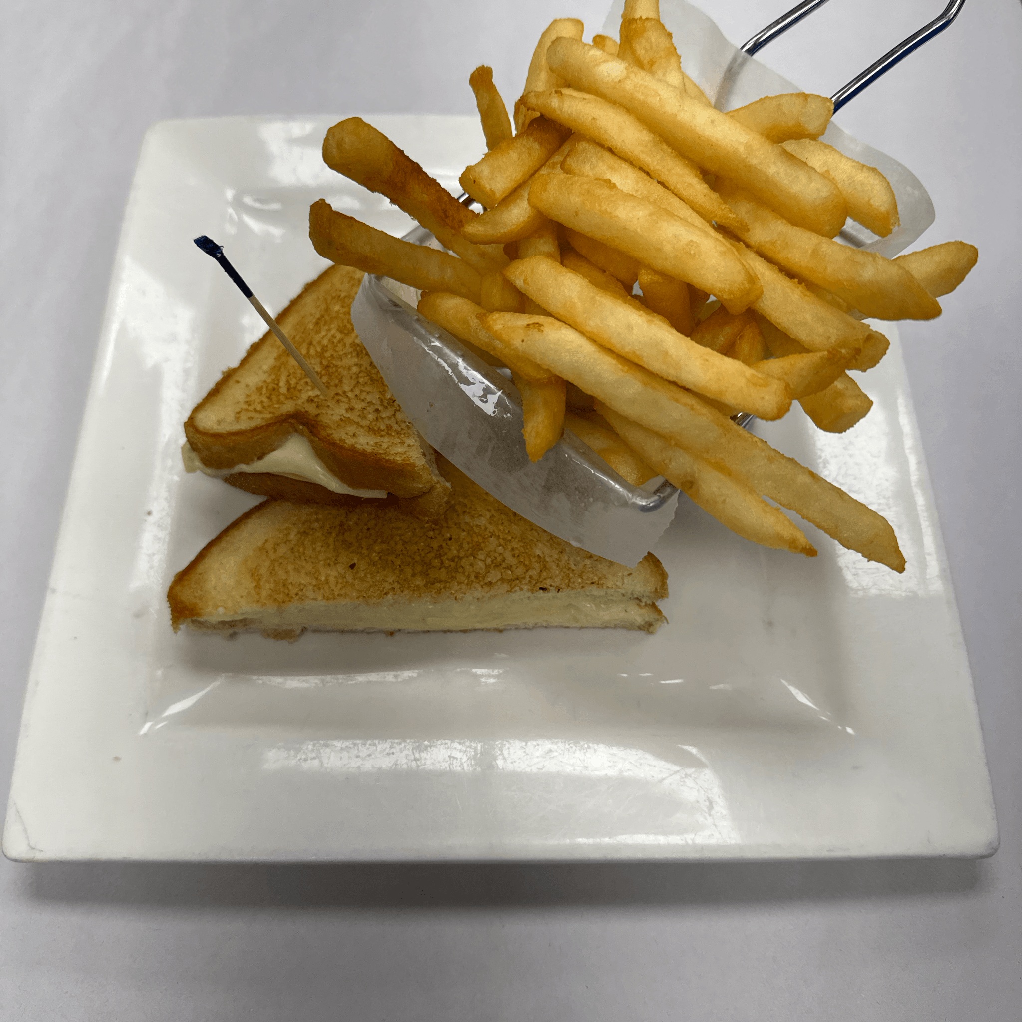 Grilled Cheese with Fries Children Kids