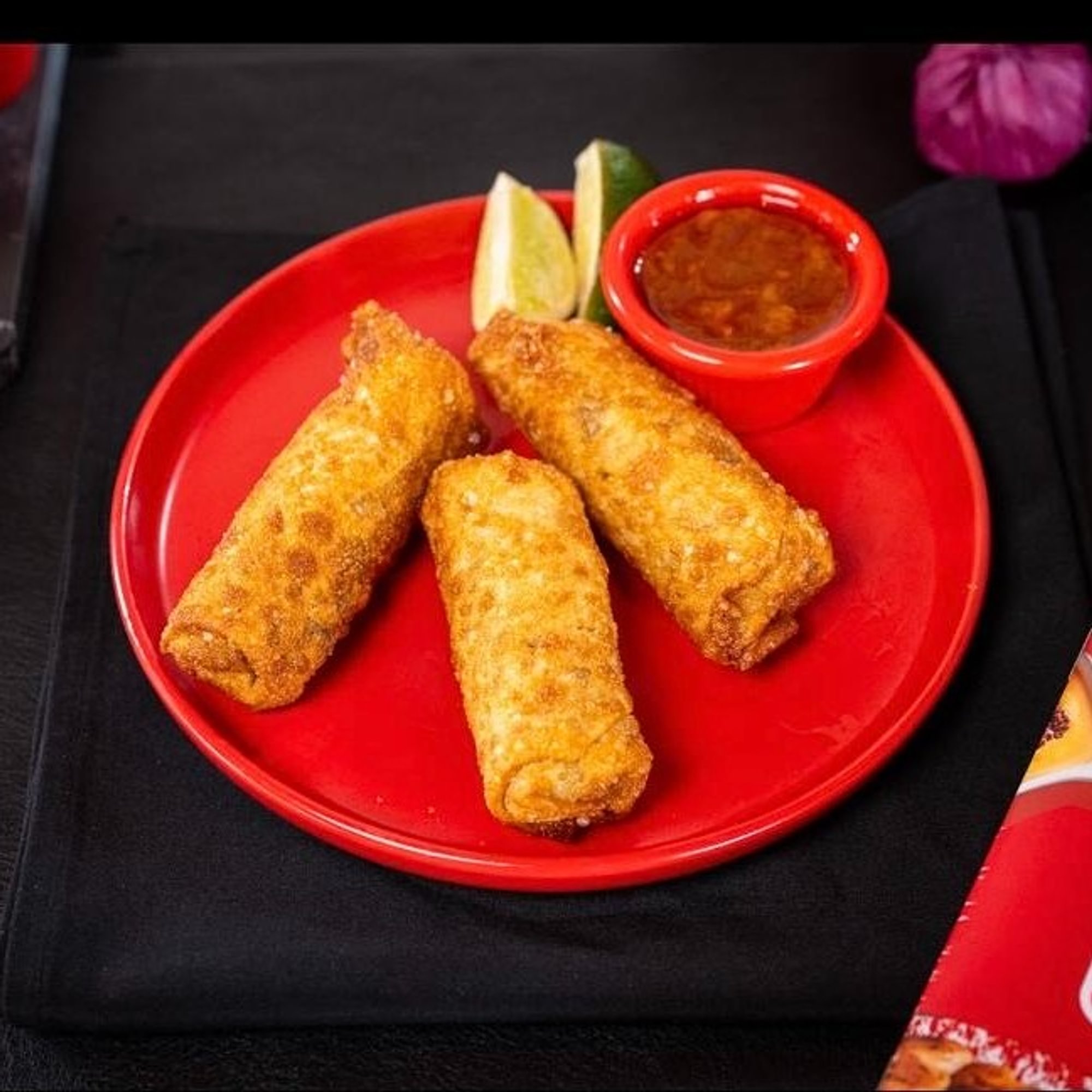 Birria Egg Rolls