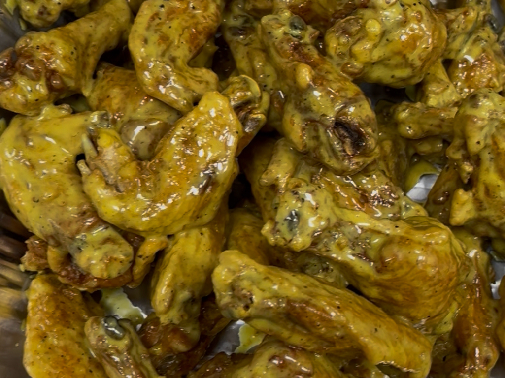 MLK Glazed Party Wings + Fries + Drink
