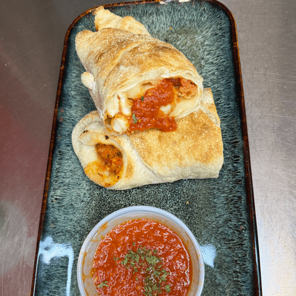 Chicken Parmigiana Pizza Roll