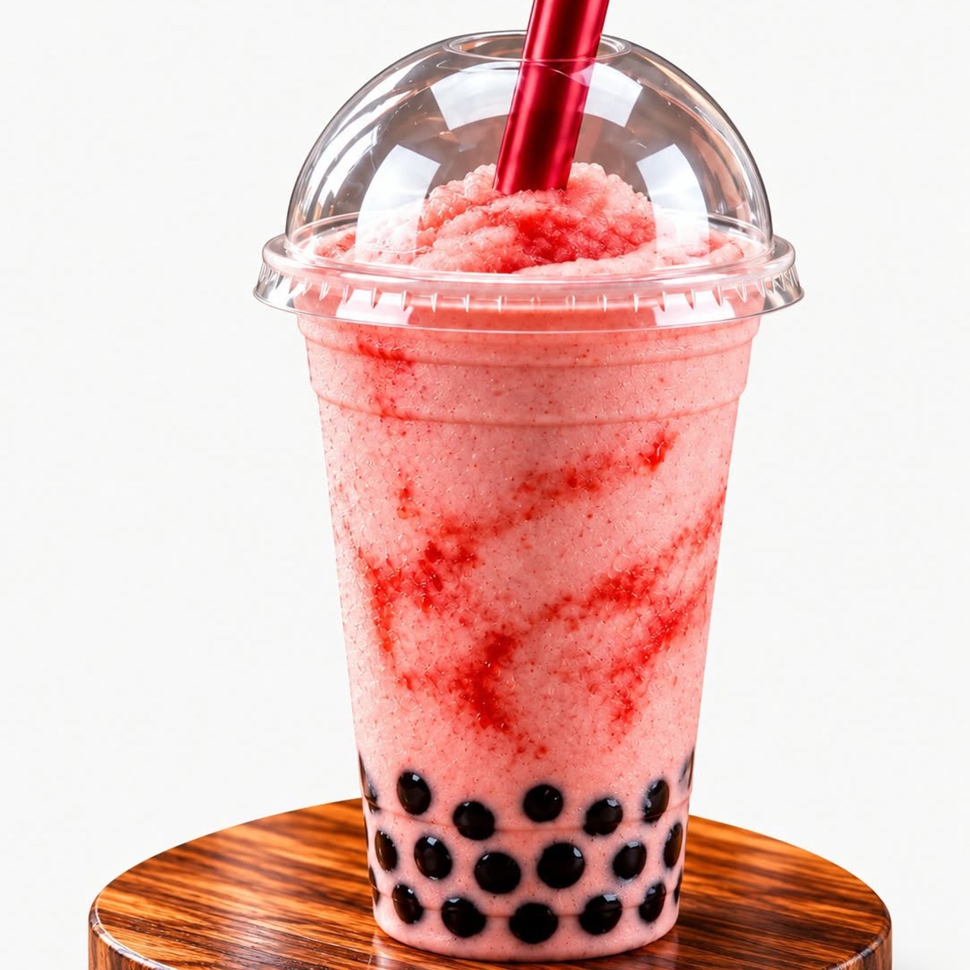 Strawberry Boba Tea