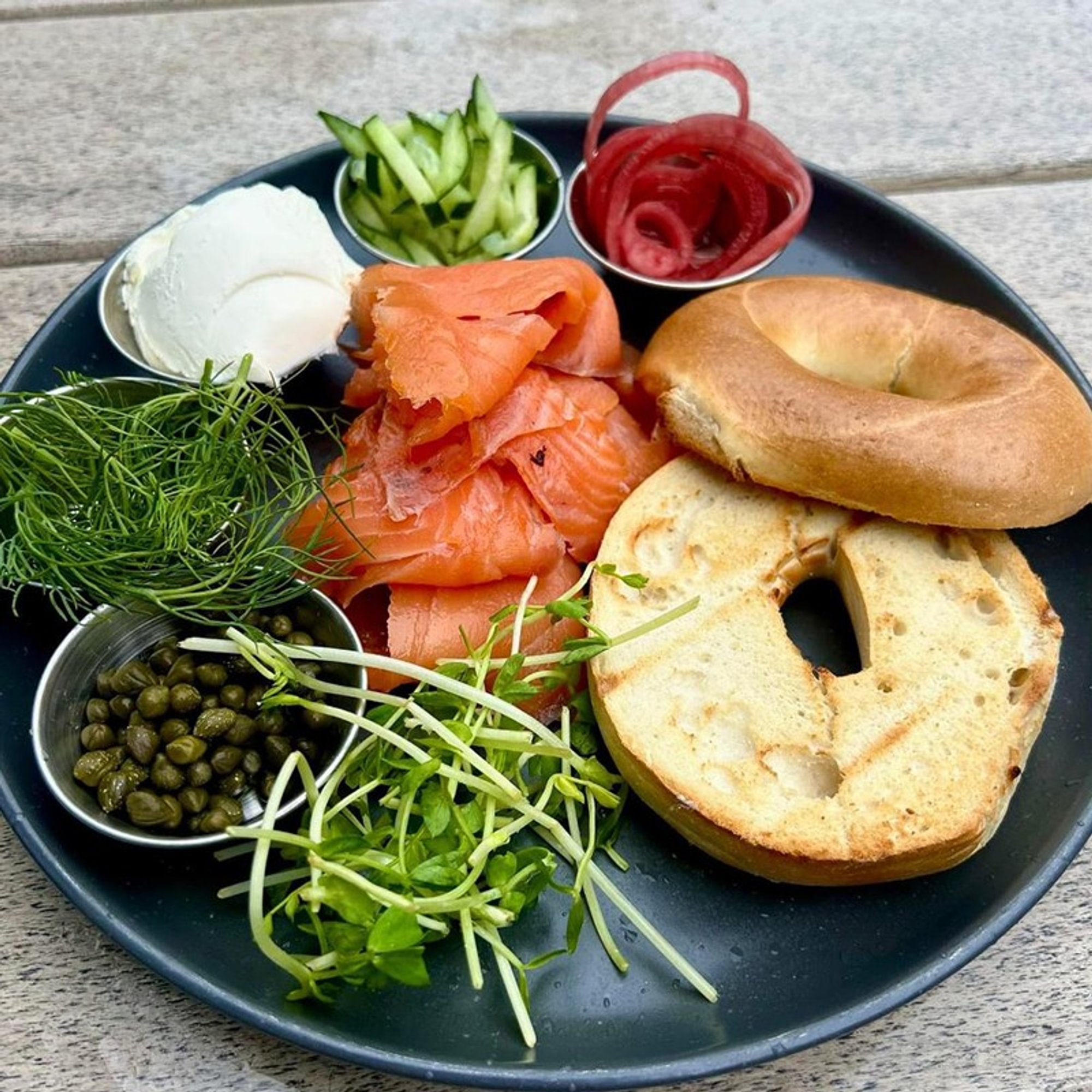 Smoked Salmon Bagel