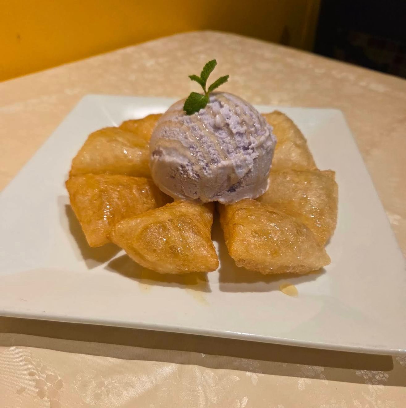 Roti with Ice Cream