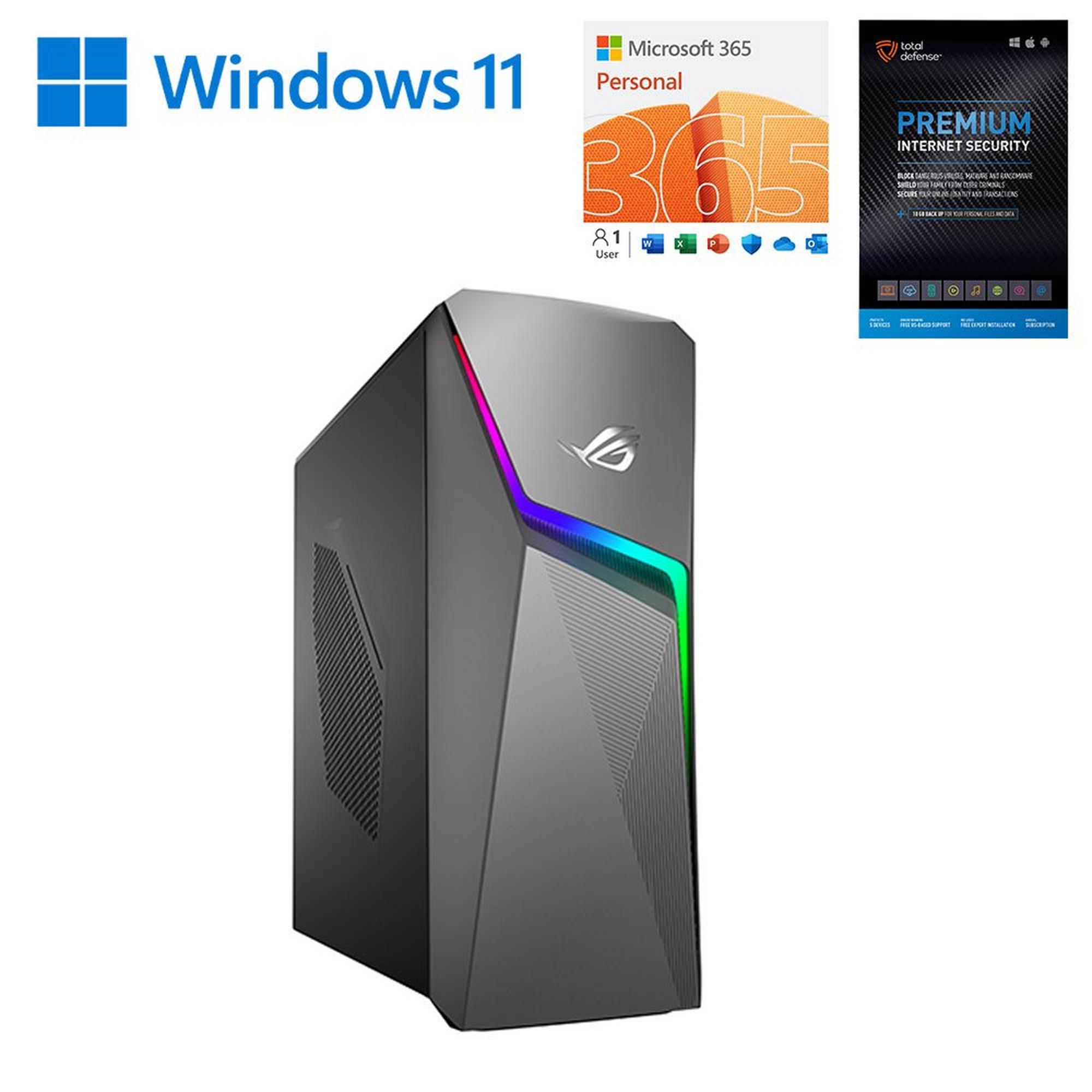 ASUS Gaming Desktop w/ Total Defense Internet Security & Microsoft Office 365