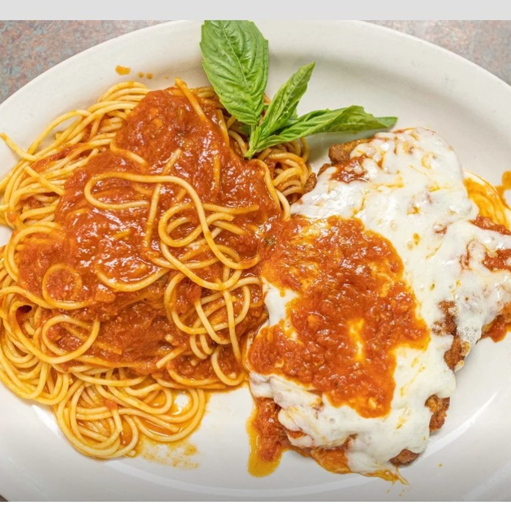 Chicken Parmigiana Pasta