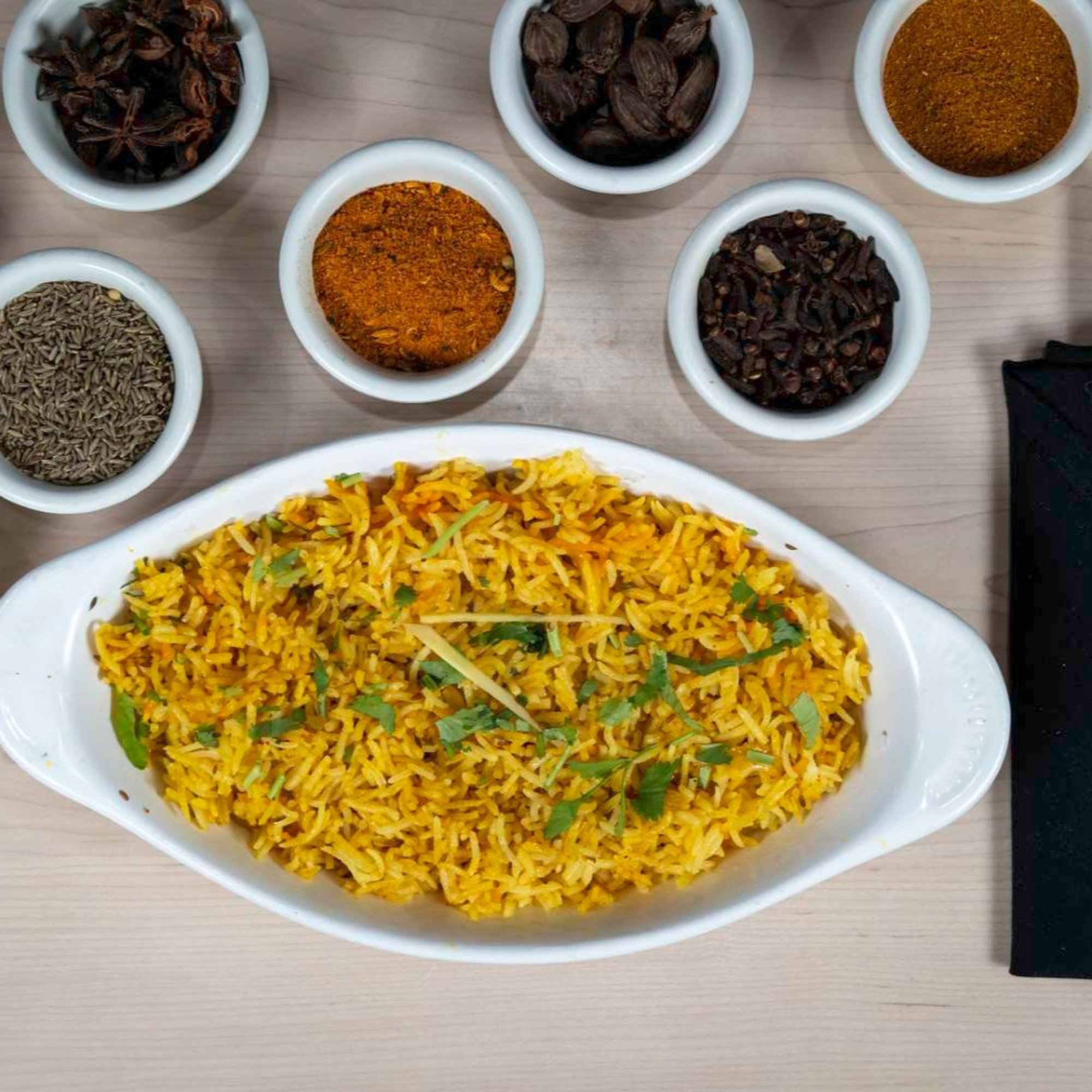 Plain Biryani Rice with Spices
