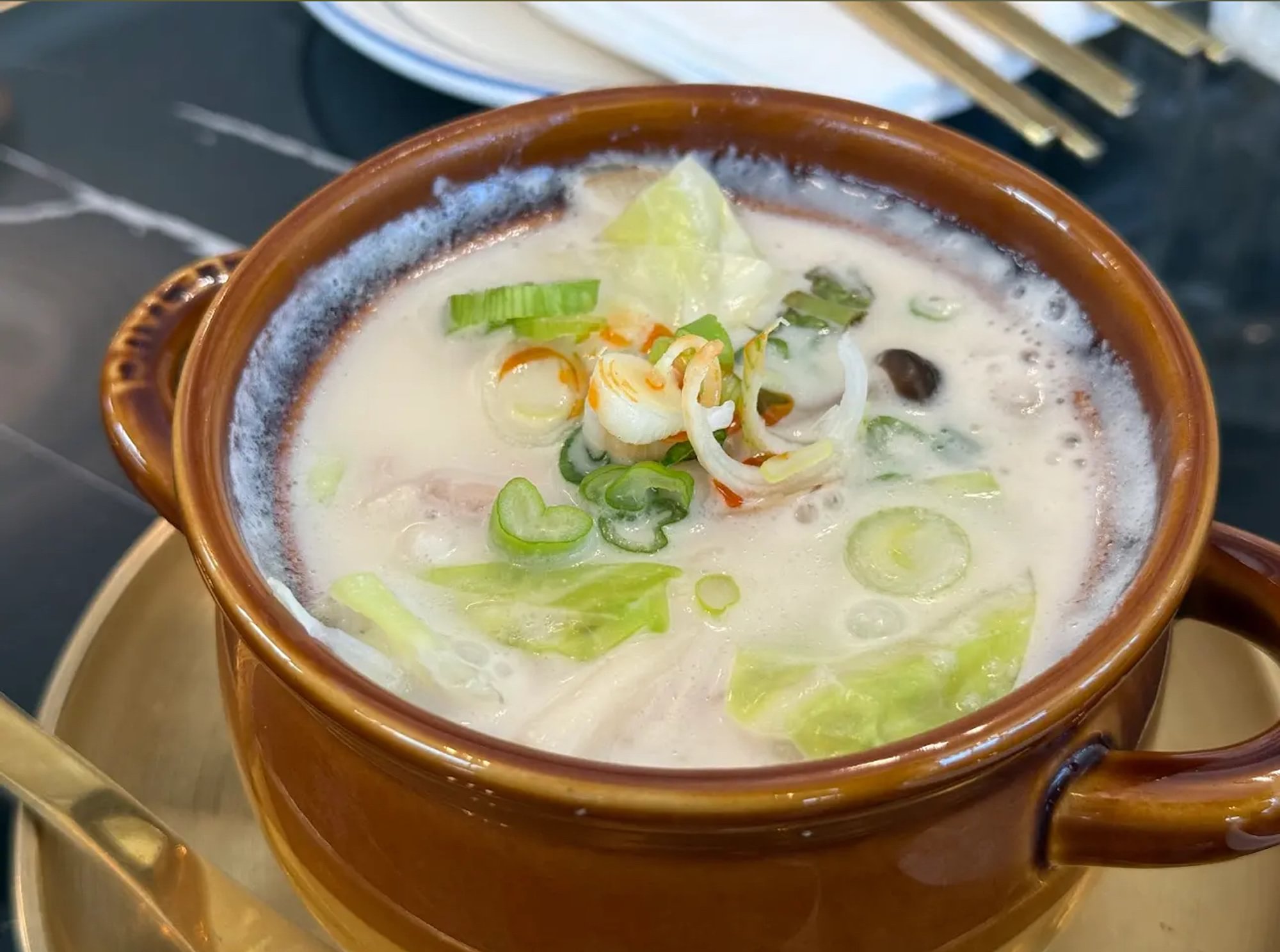 Tom kha gai soup ต้มข่าไก่