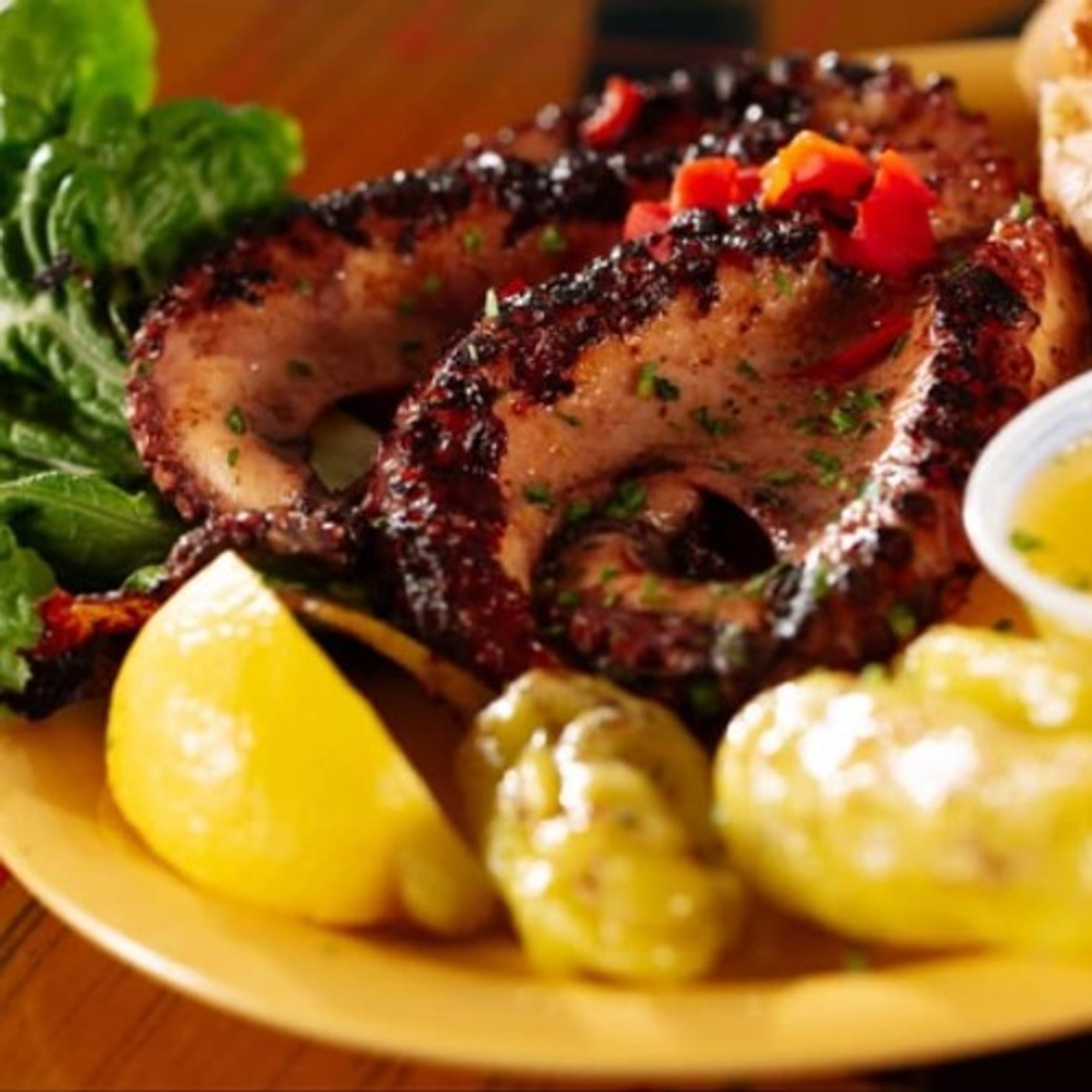 Char Broiled Octopus