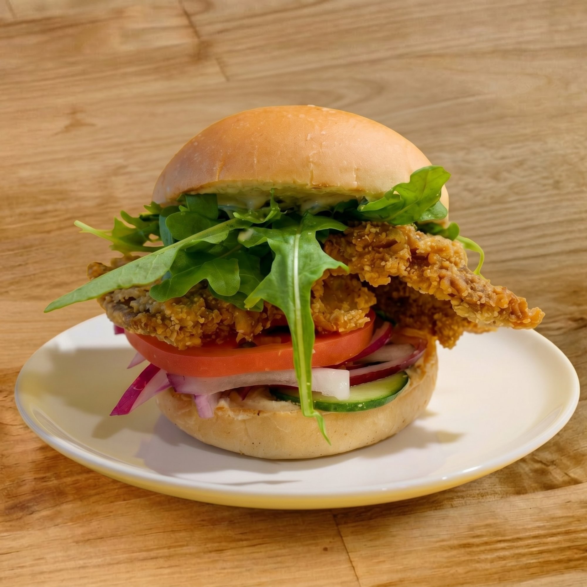 Oyster Mushroom Sandwich