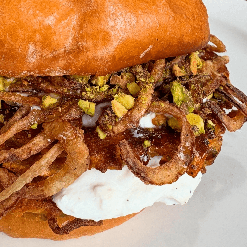 Smashed Sweet Potato 'Burger'