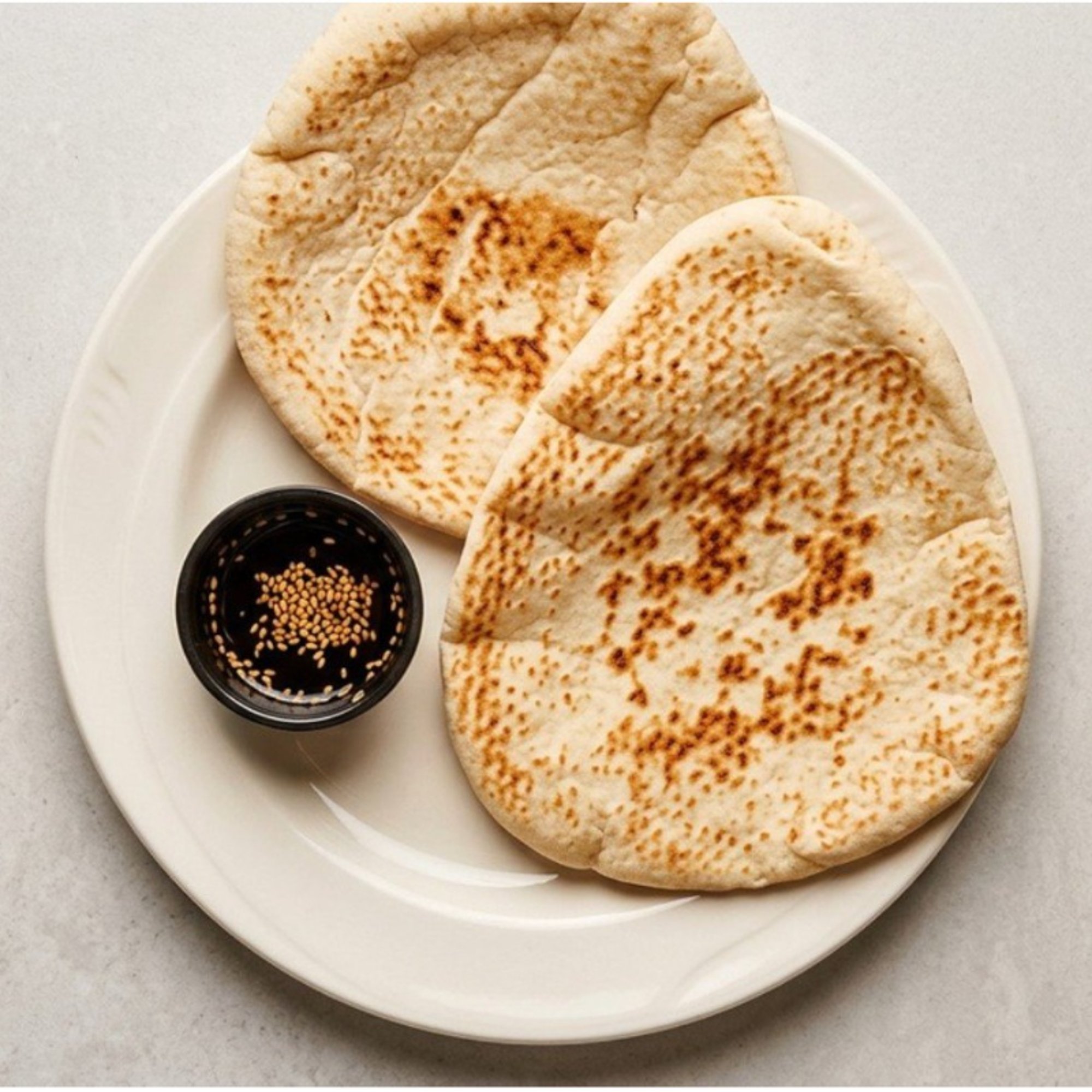 Egyptian Bread With Dip