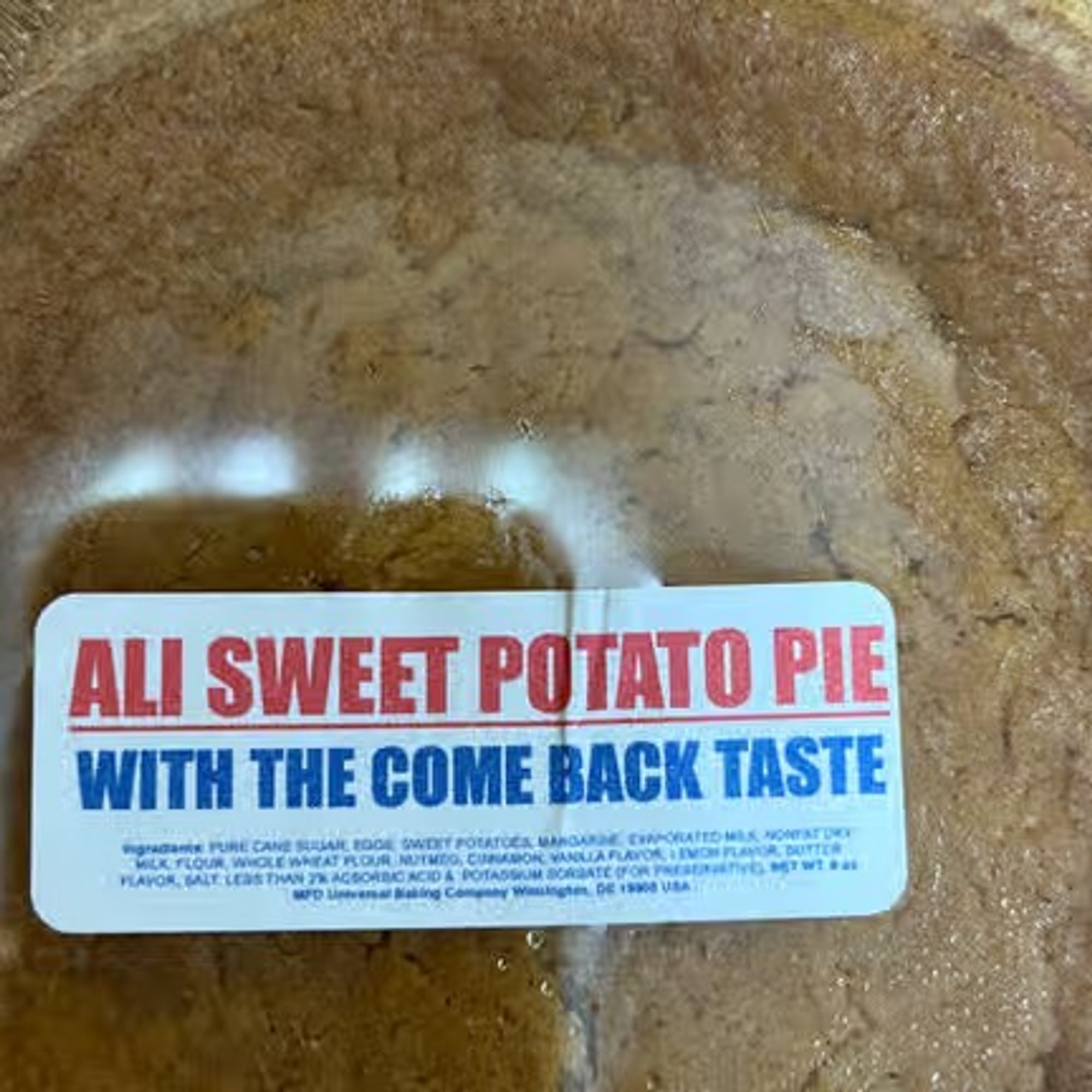 Sweet Potato Pie