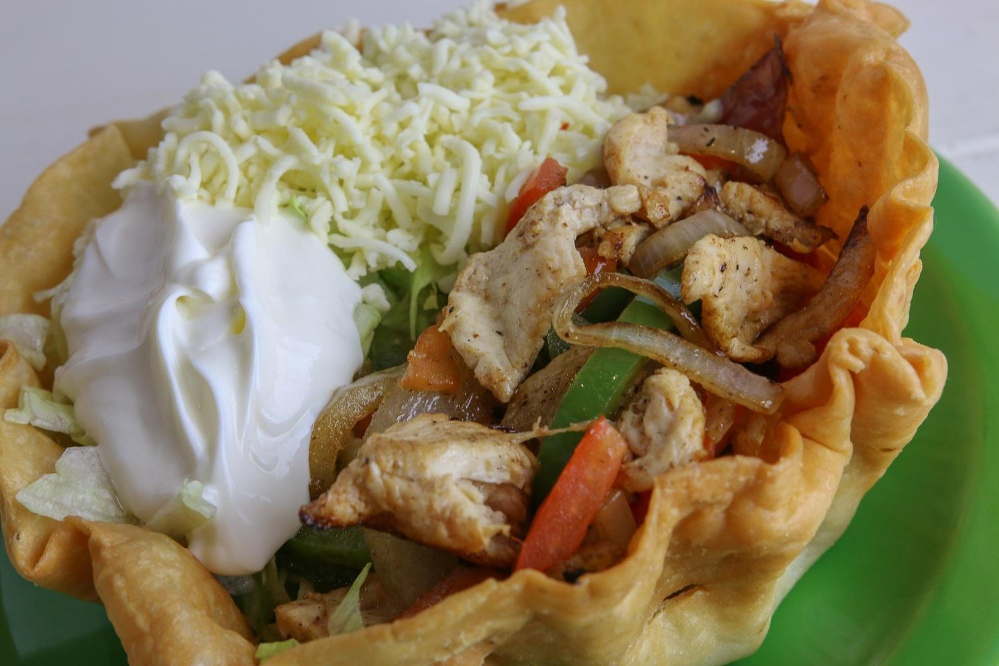Fajita Taco Salad Chicken