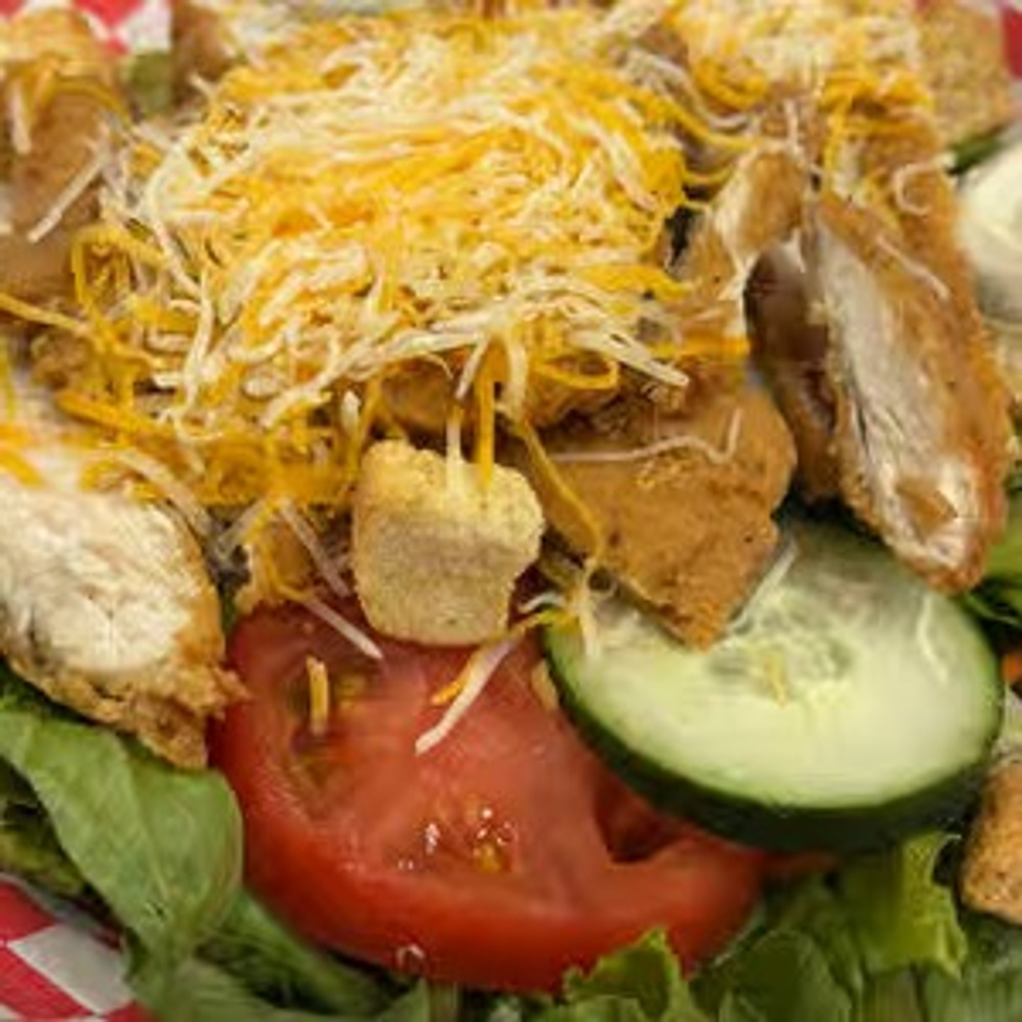 Chicken Strip Salad