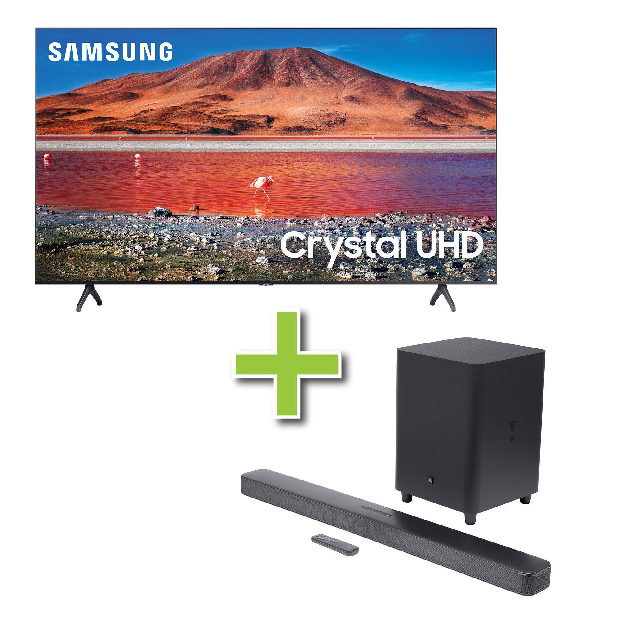 75" Samsung 4K Ultra HD Smart TV & JBL 5.1ch Soundbar w/ Subwoofer