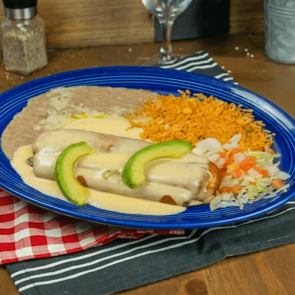 Cheese Dip Chimichanga