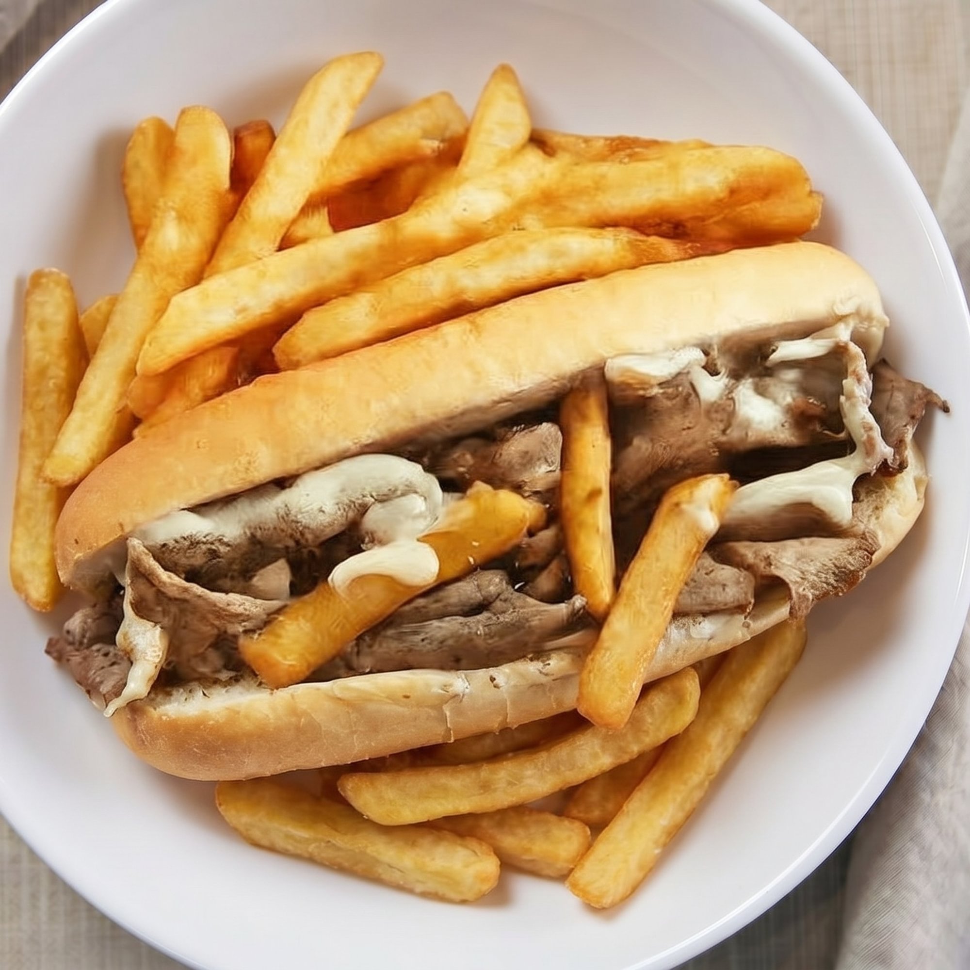 French Fry Cheesesteak