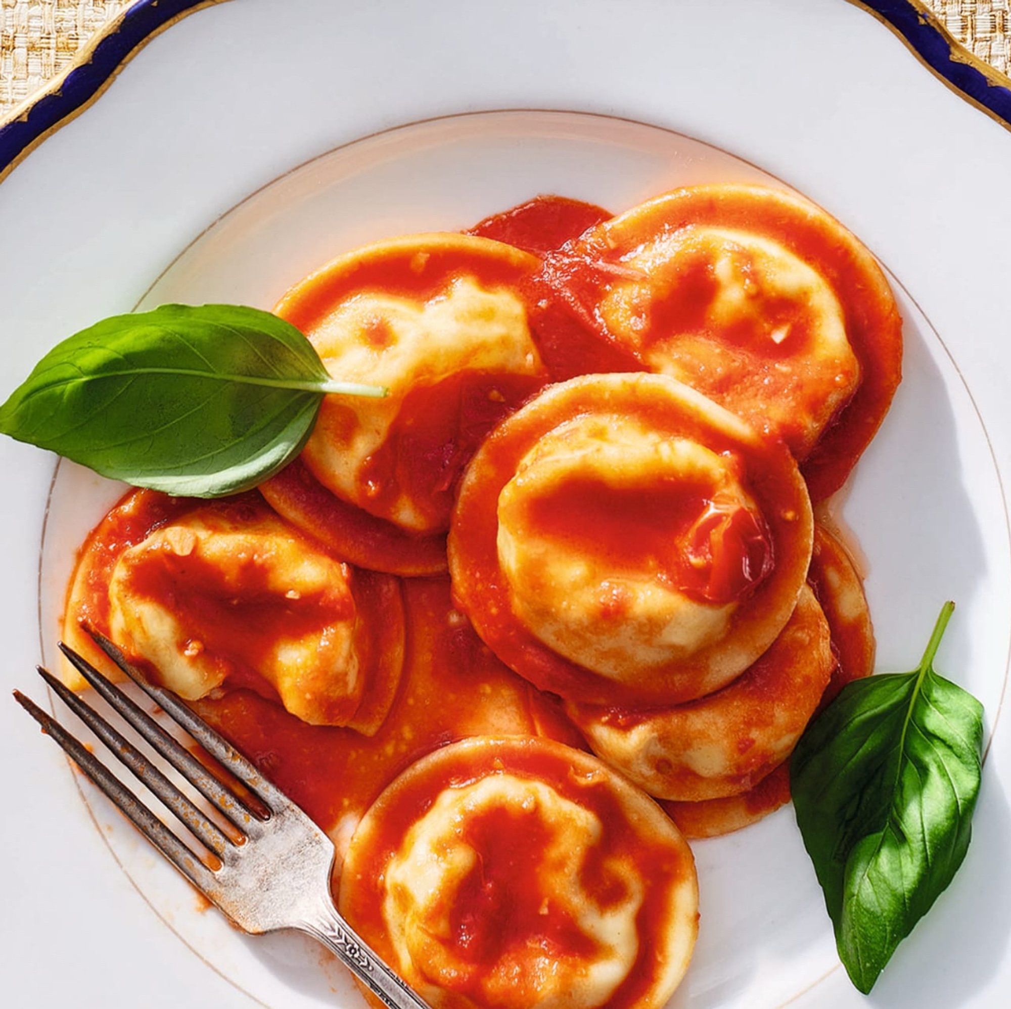 Cheese ravioli