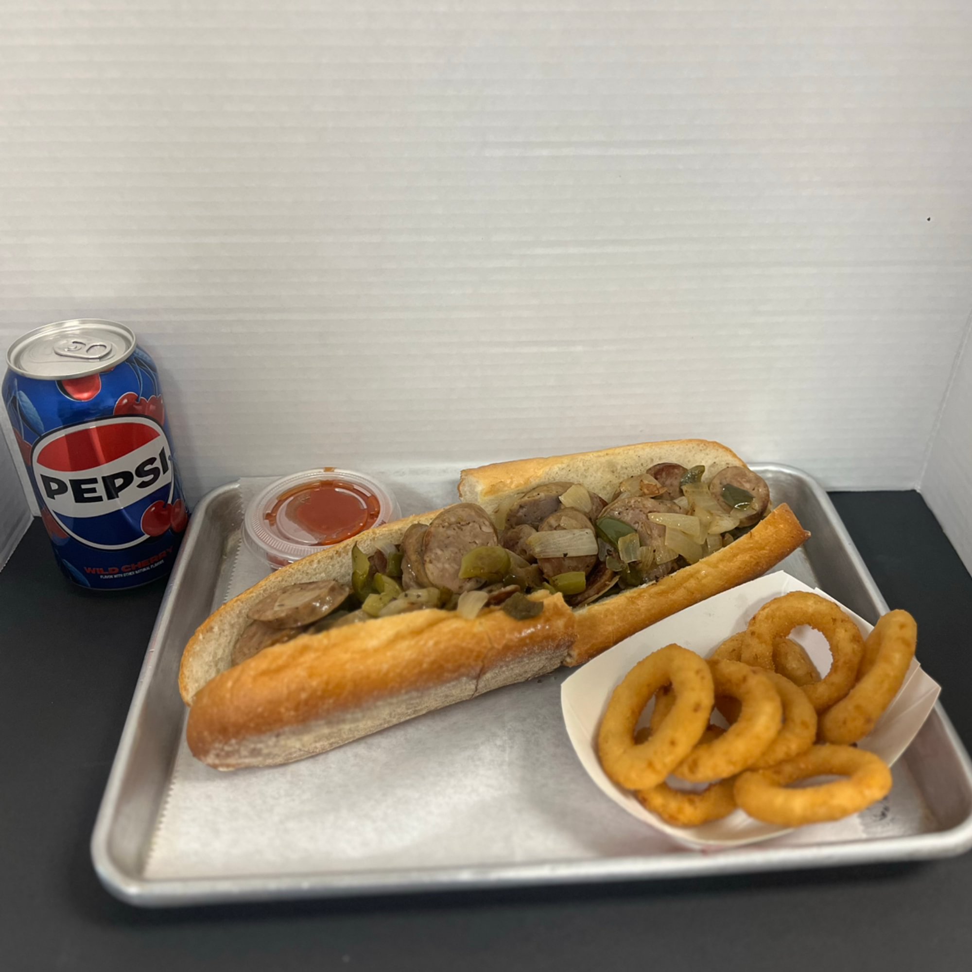 8" Sausage, Pepper & Onion Sandwich Meal Deal