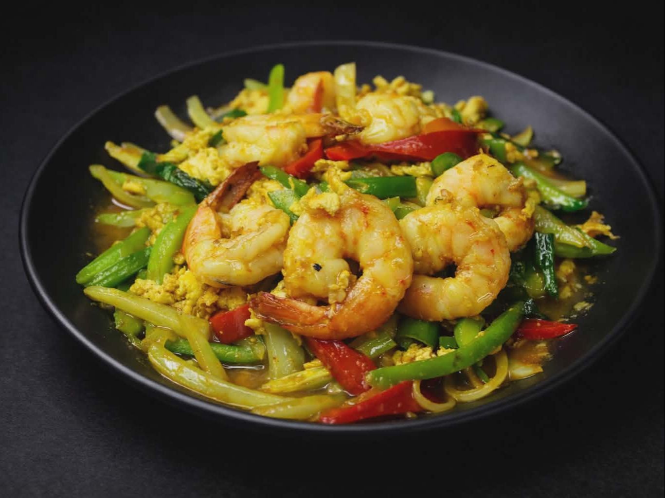 Pad Yellow Curry Prawn