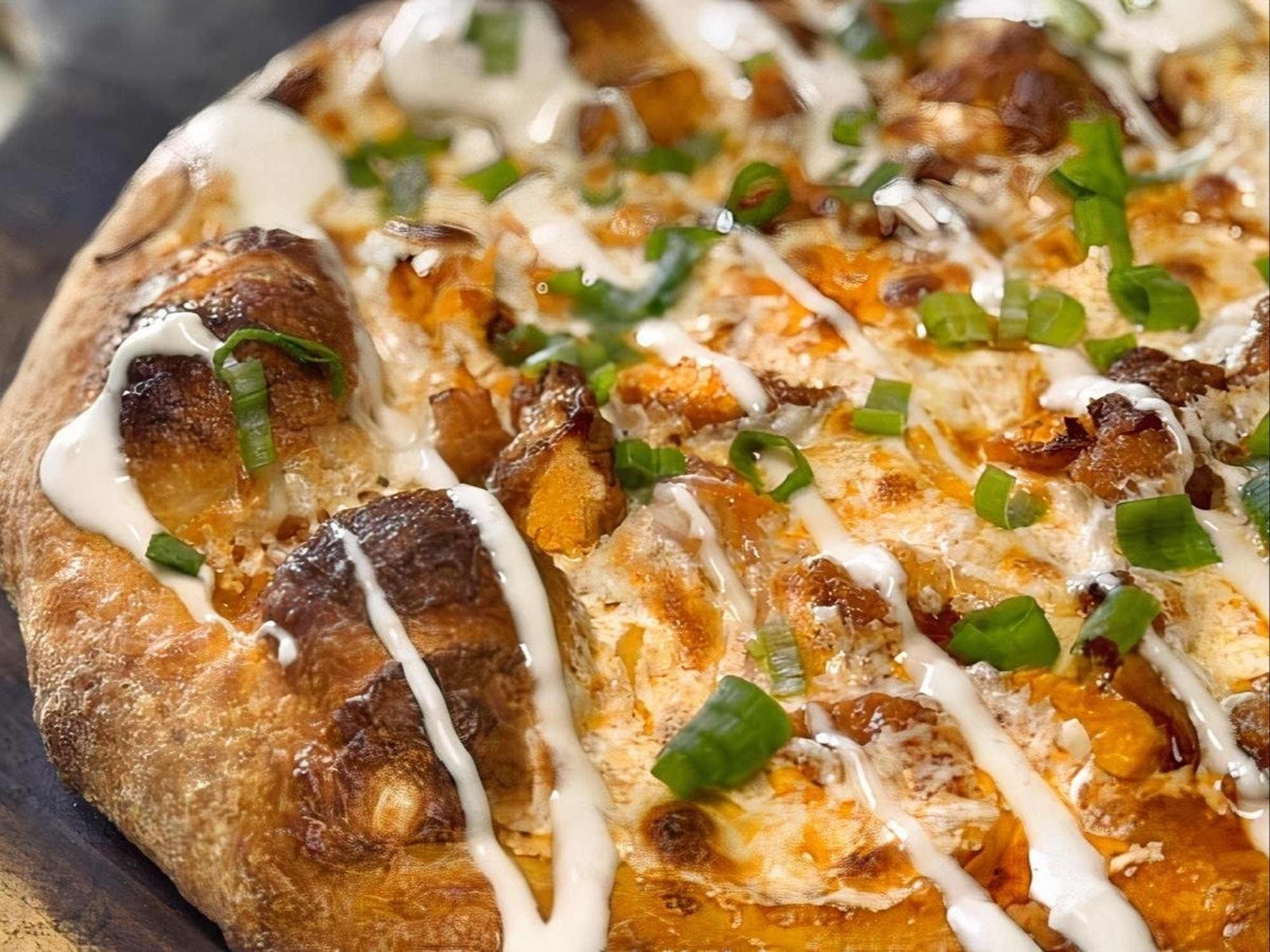 Ultimate Buffalo Chicken Pizza