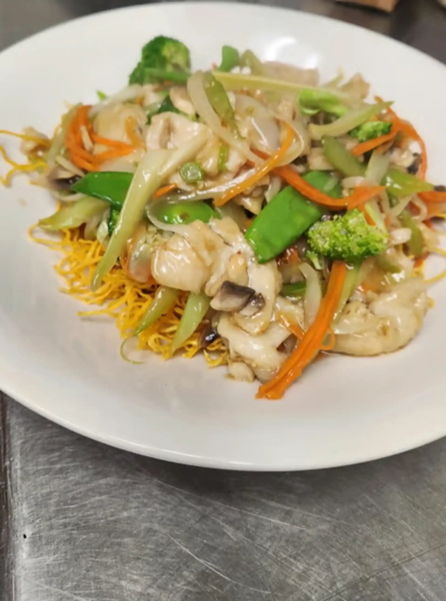 Crispy Stir-Fried Egg Noodles