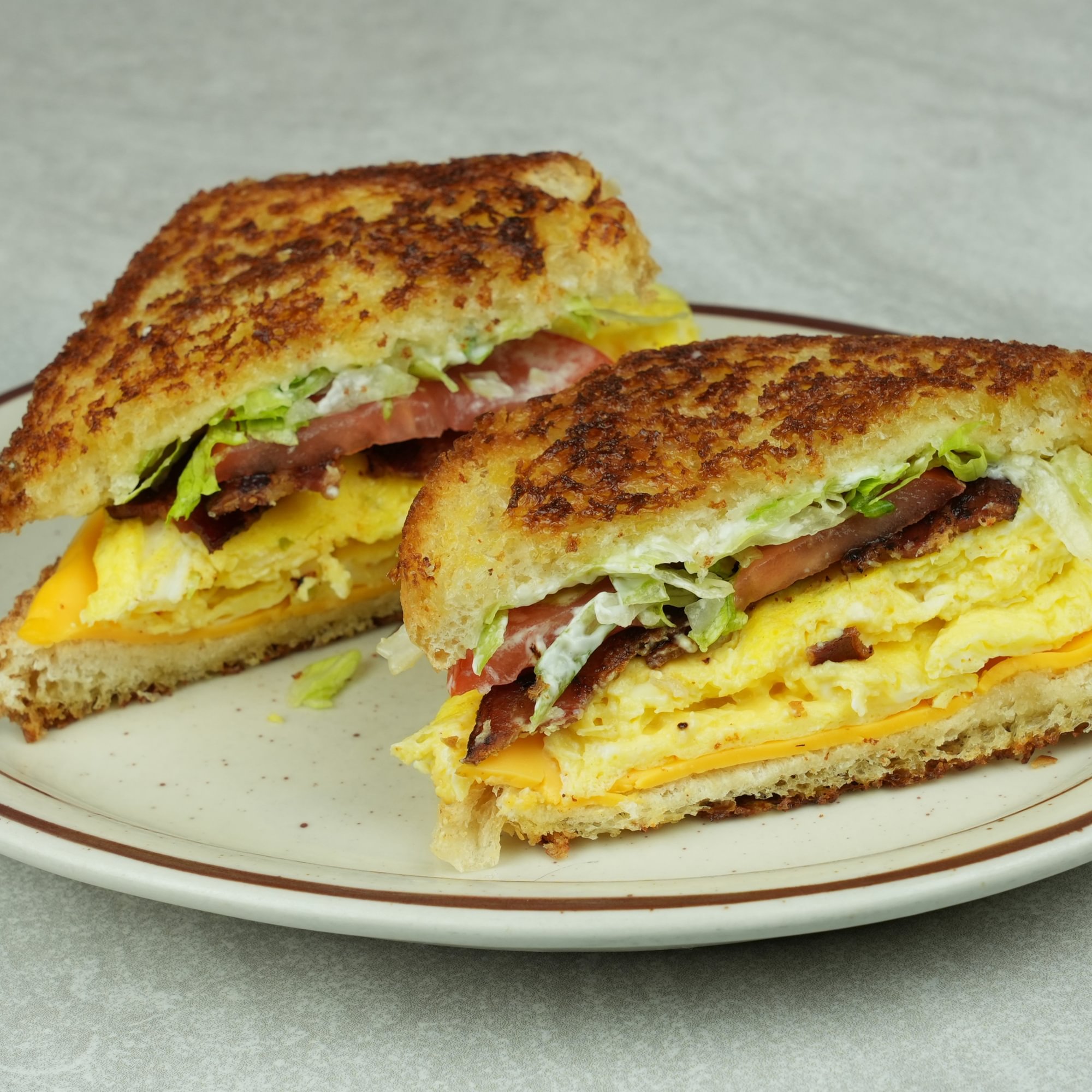 Egg & Cheese with Meat Sandwich