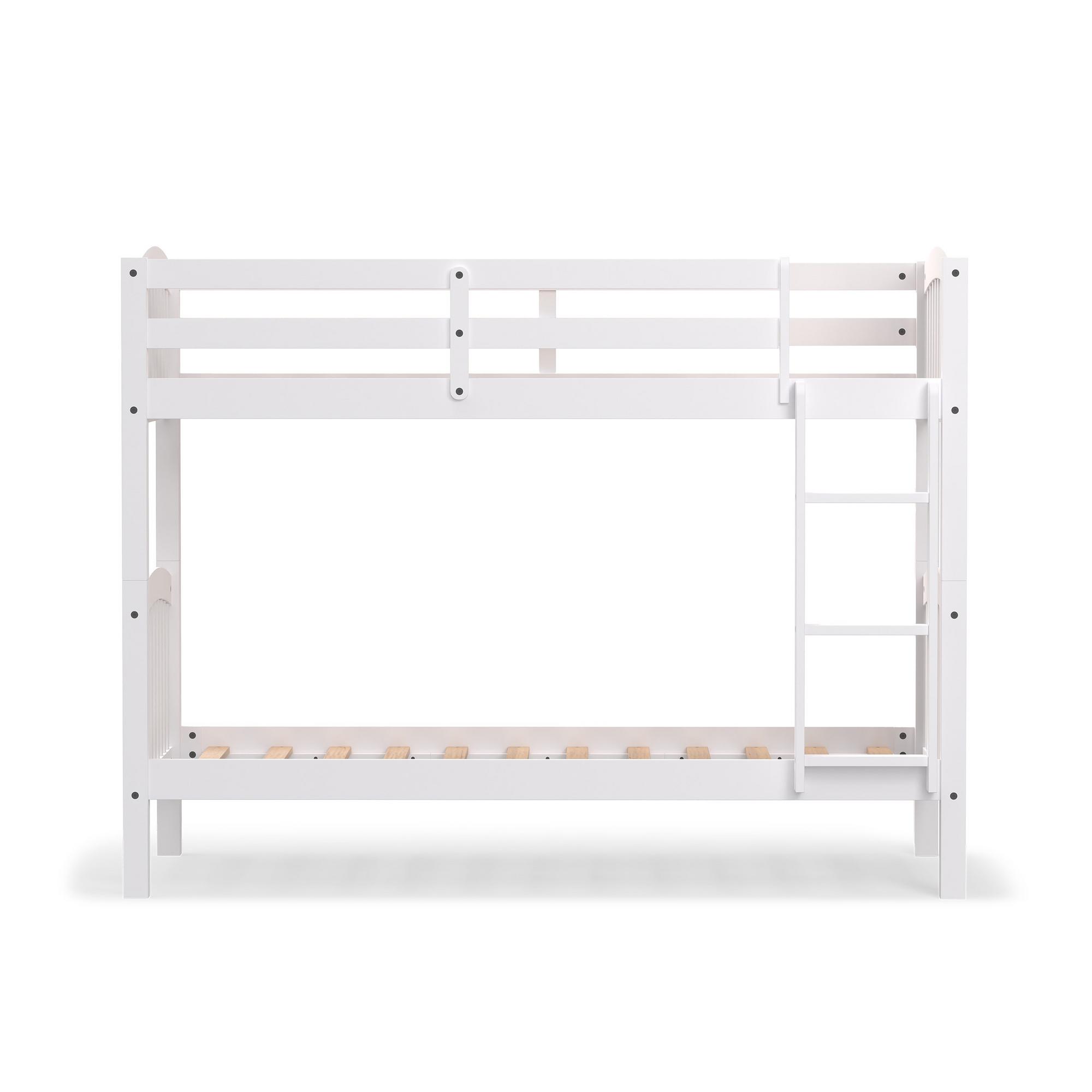 Rize Twin Curved Bunk Bed - White