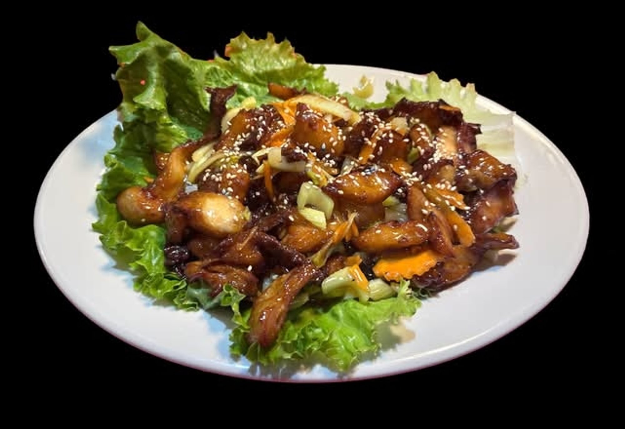 Orange Peel Chicken/Gà Xào Cam Chay