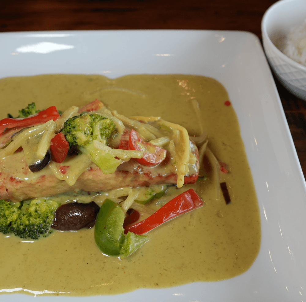 Green Curry Salmon