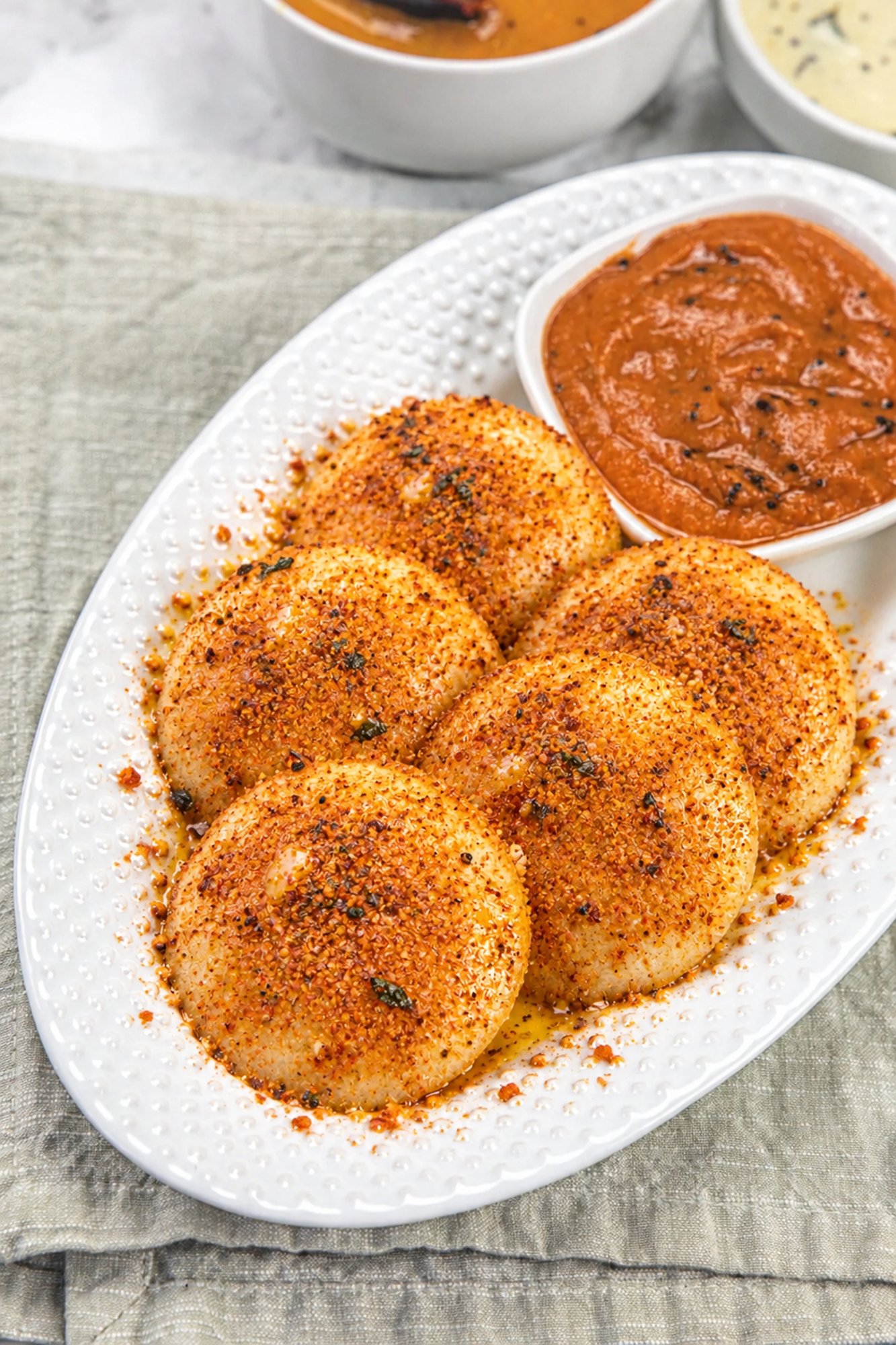 Ghee Podi Idli