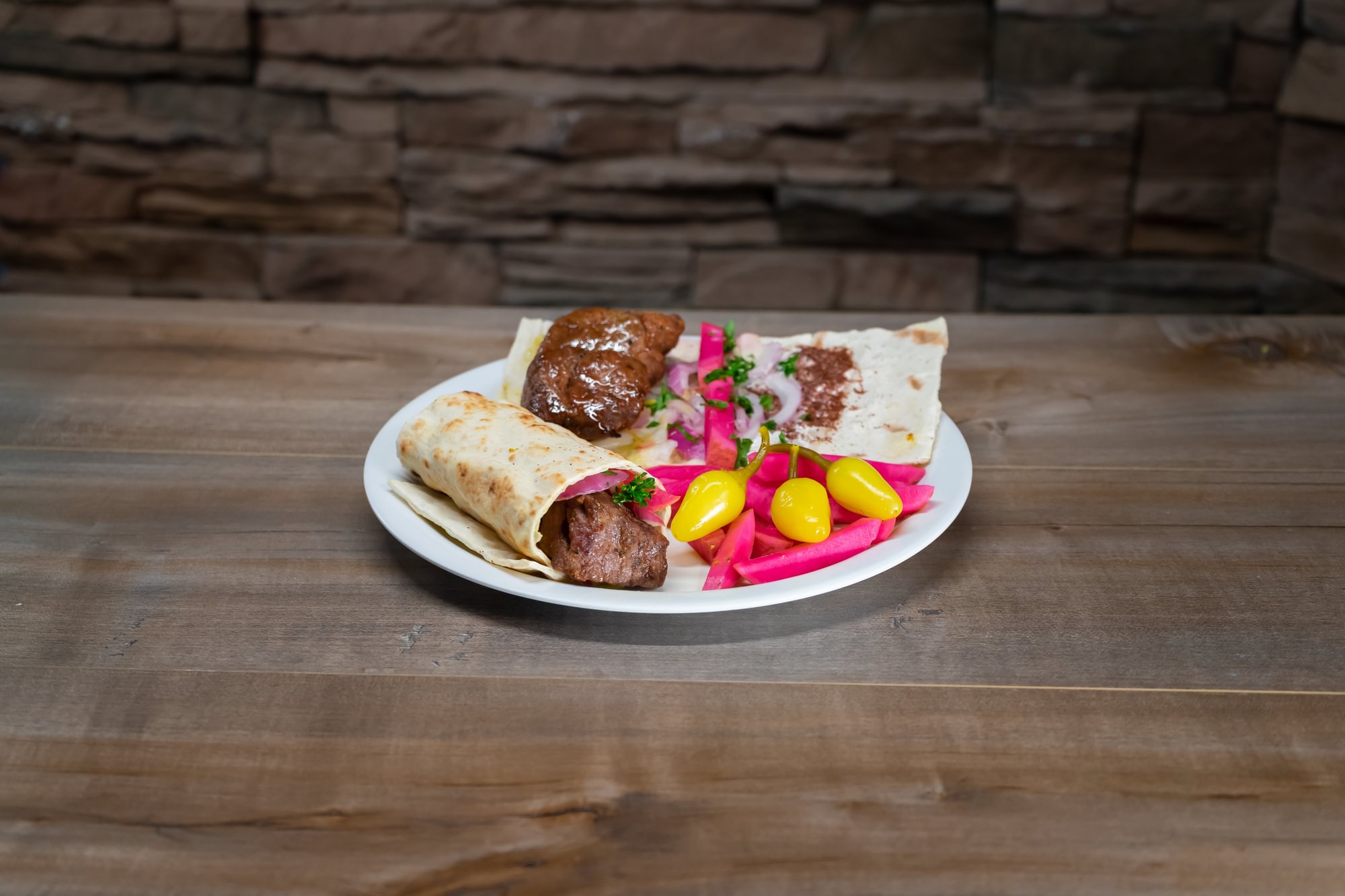 Pork Kabob Wrap