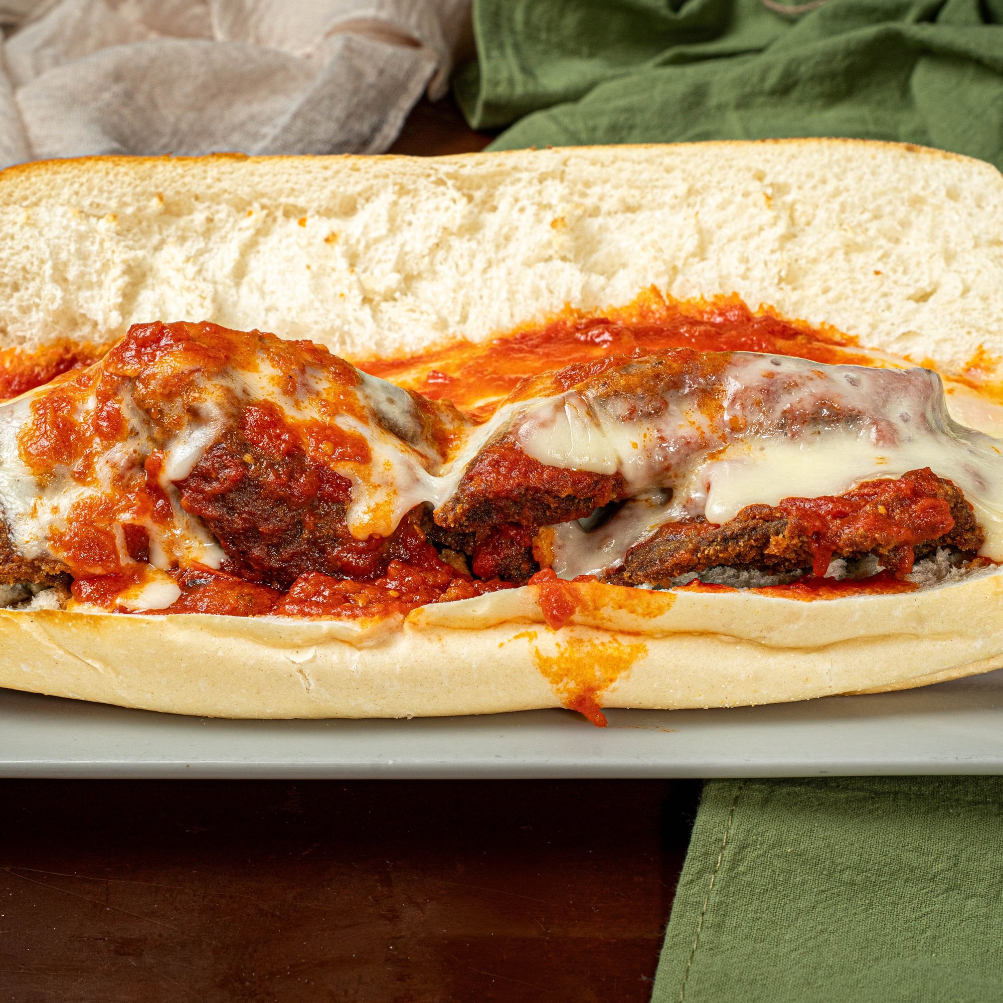 Portobello Parmigiana Sandwich