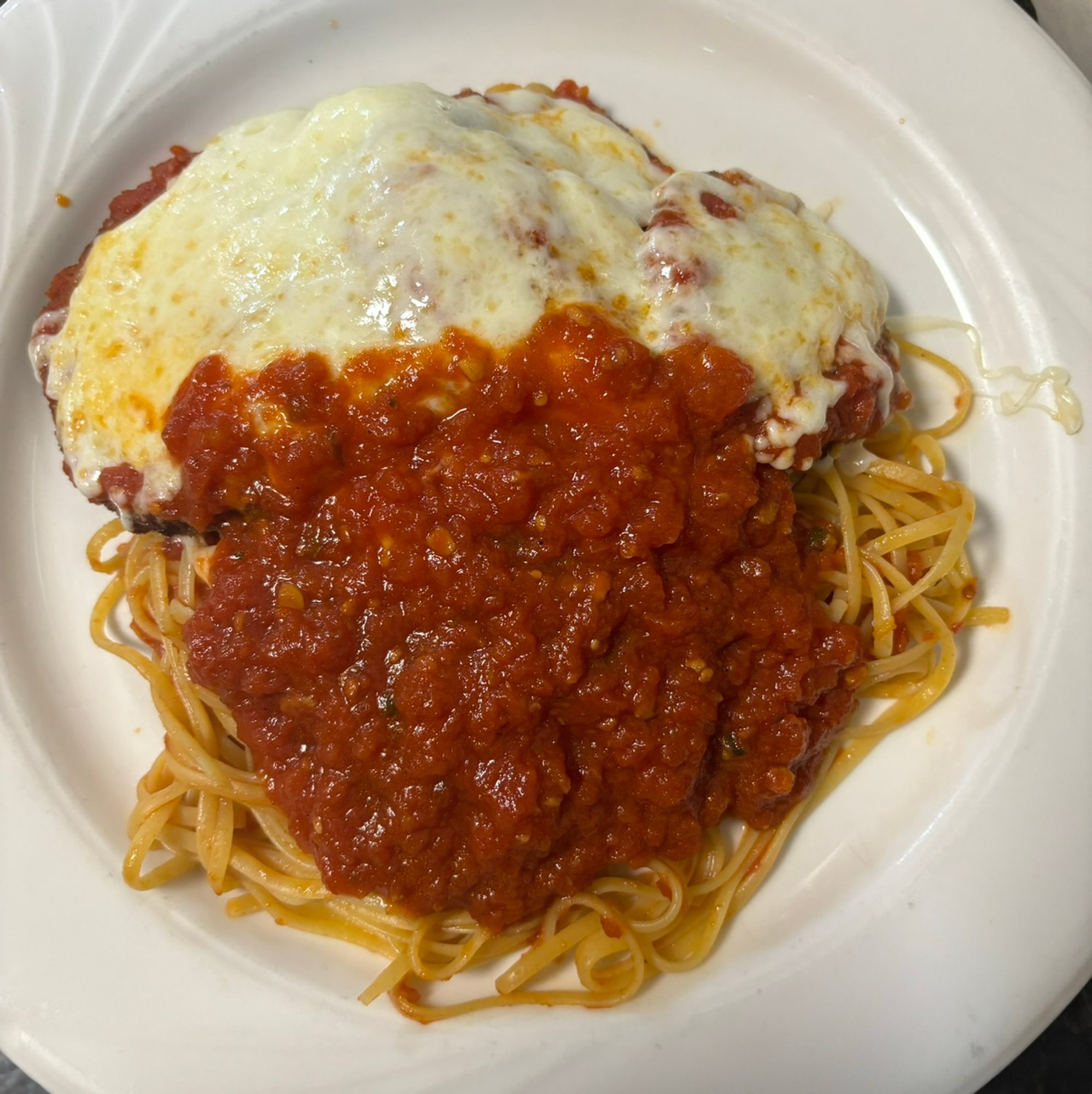 Breaded Eggplant Parmigiana - Dinner