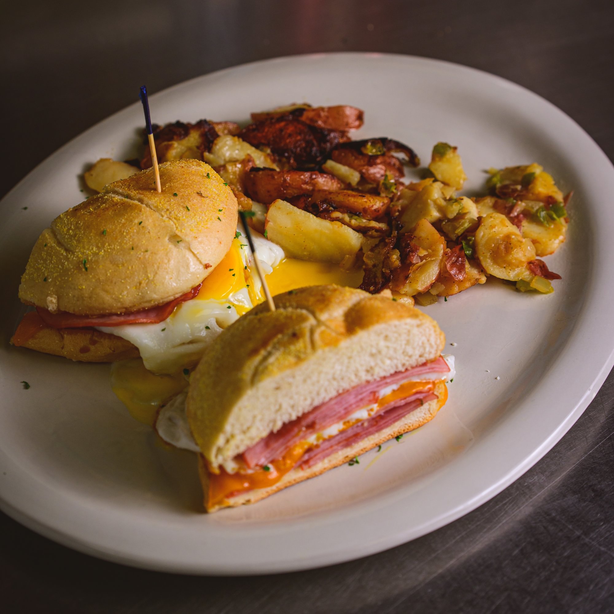Canadian Bacon Sandwich