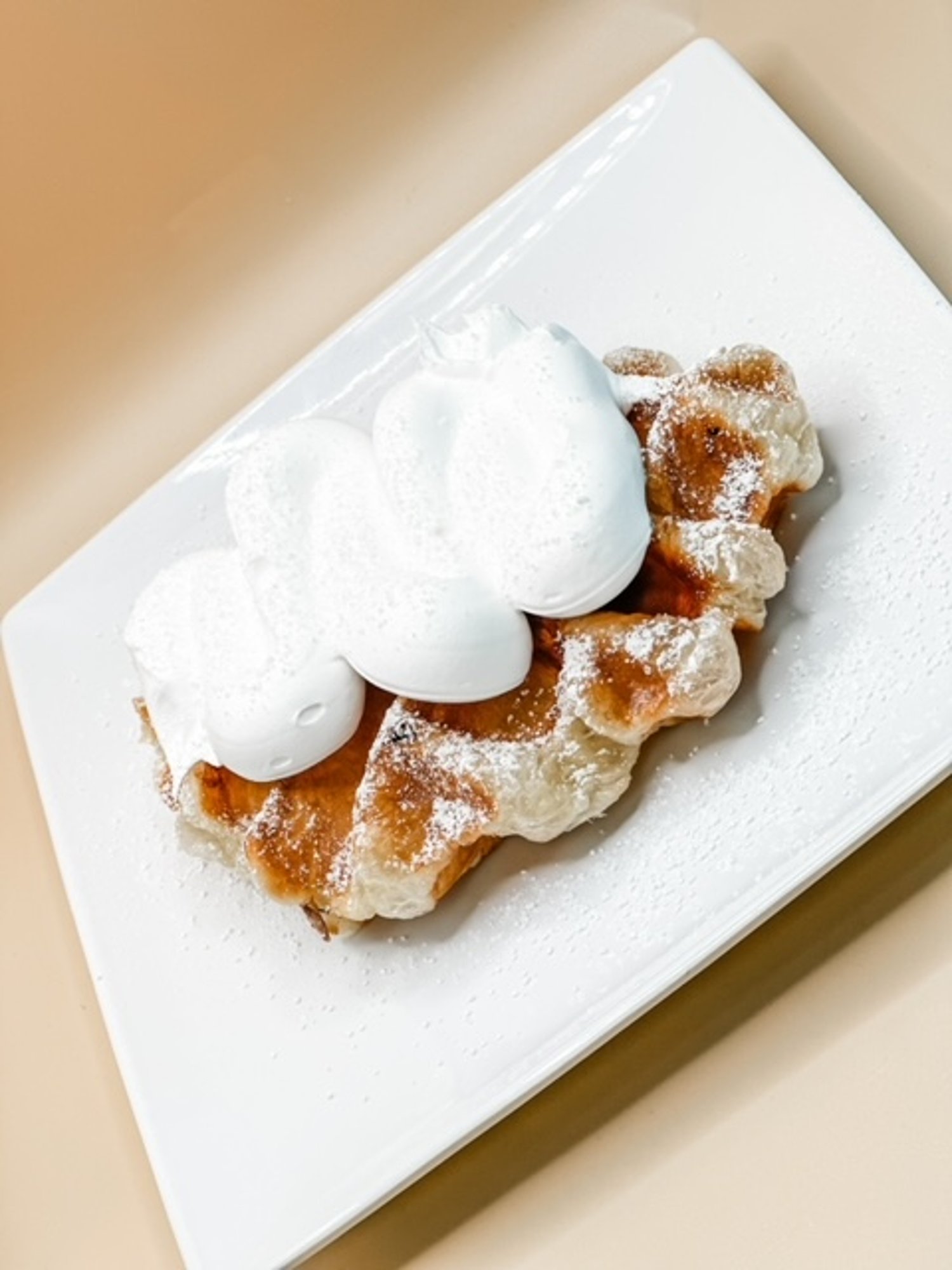 Croffle - Classic Cream & Powdered Sugar